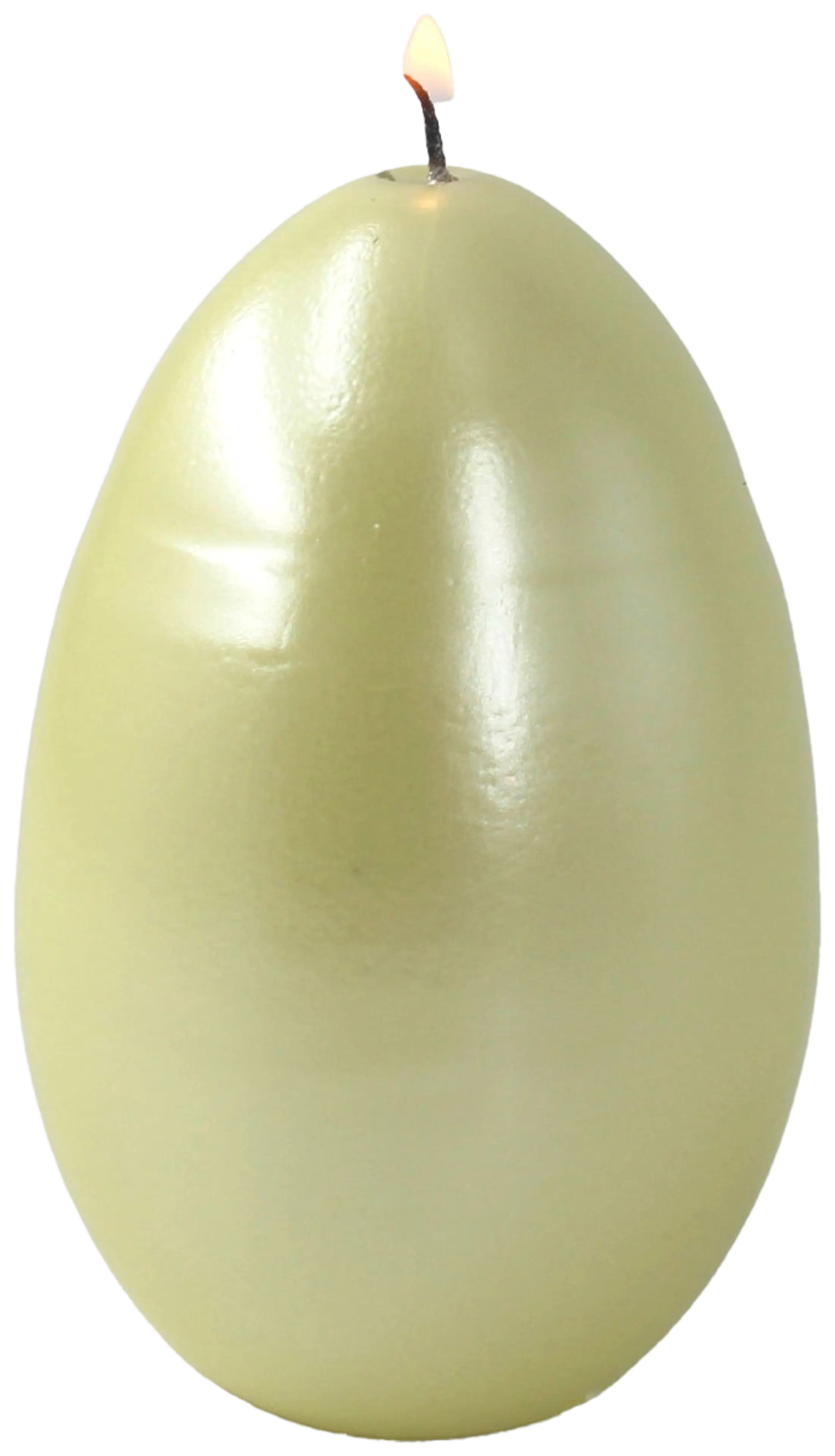 Puttipaja Metallihohto munakynttilä vaaleankeltainen