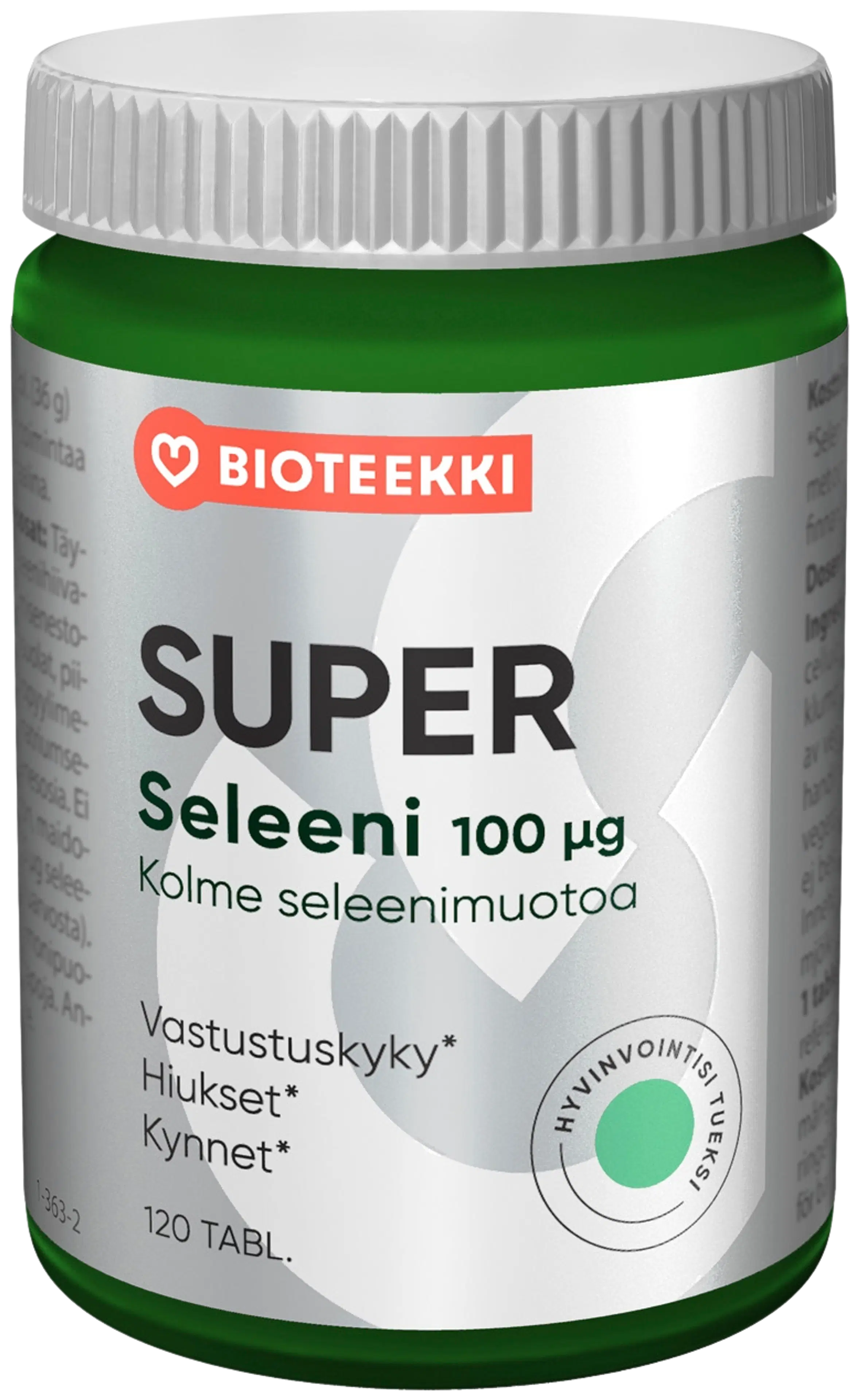 Bioteekki Super Seleeni ravintolisä 120 tabl.