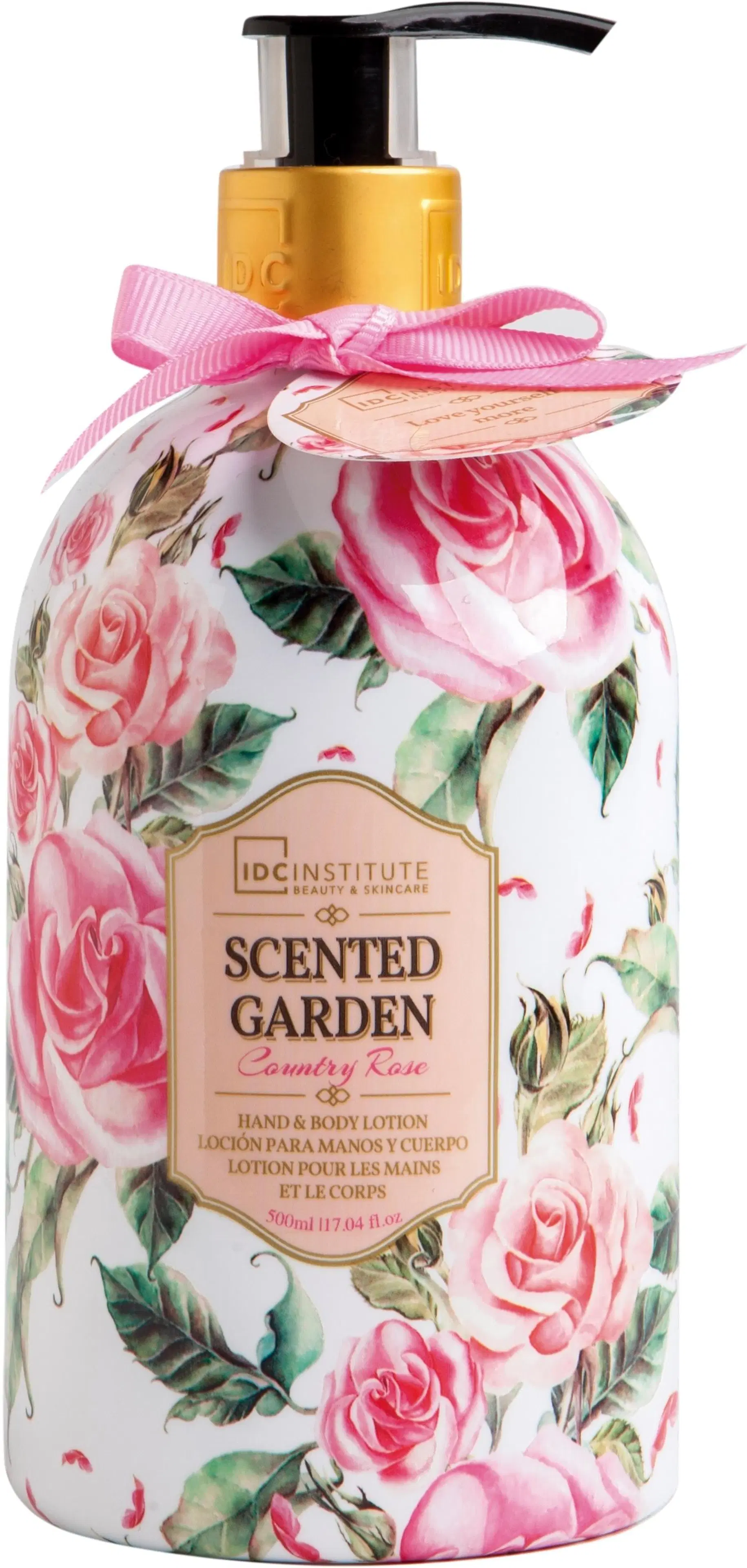 IDC INSTITUTE Hand & Body Lotion Country Rose käsi- & vartalovoide 500 ml