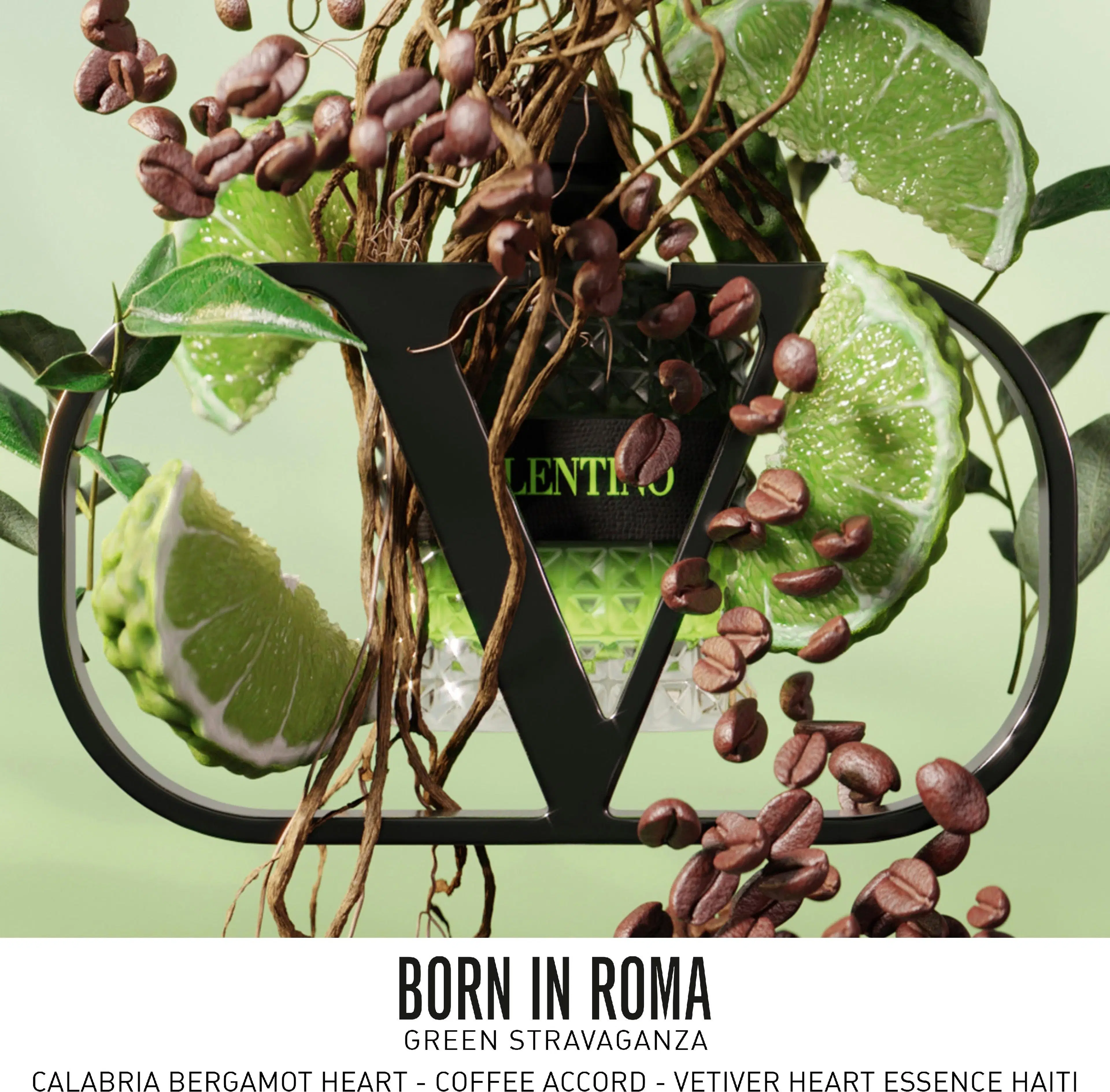 Valentino Uomo Born In Roma Green Stravaganza EdT tuoksu 50 ml
