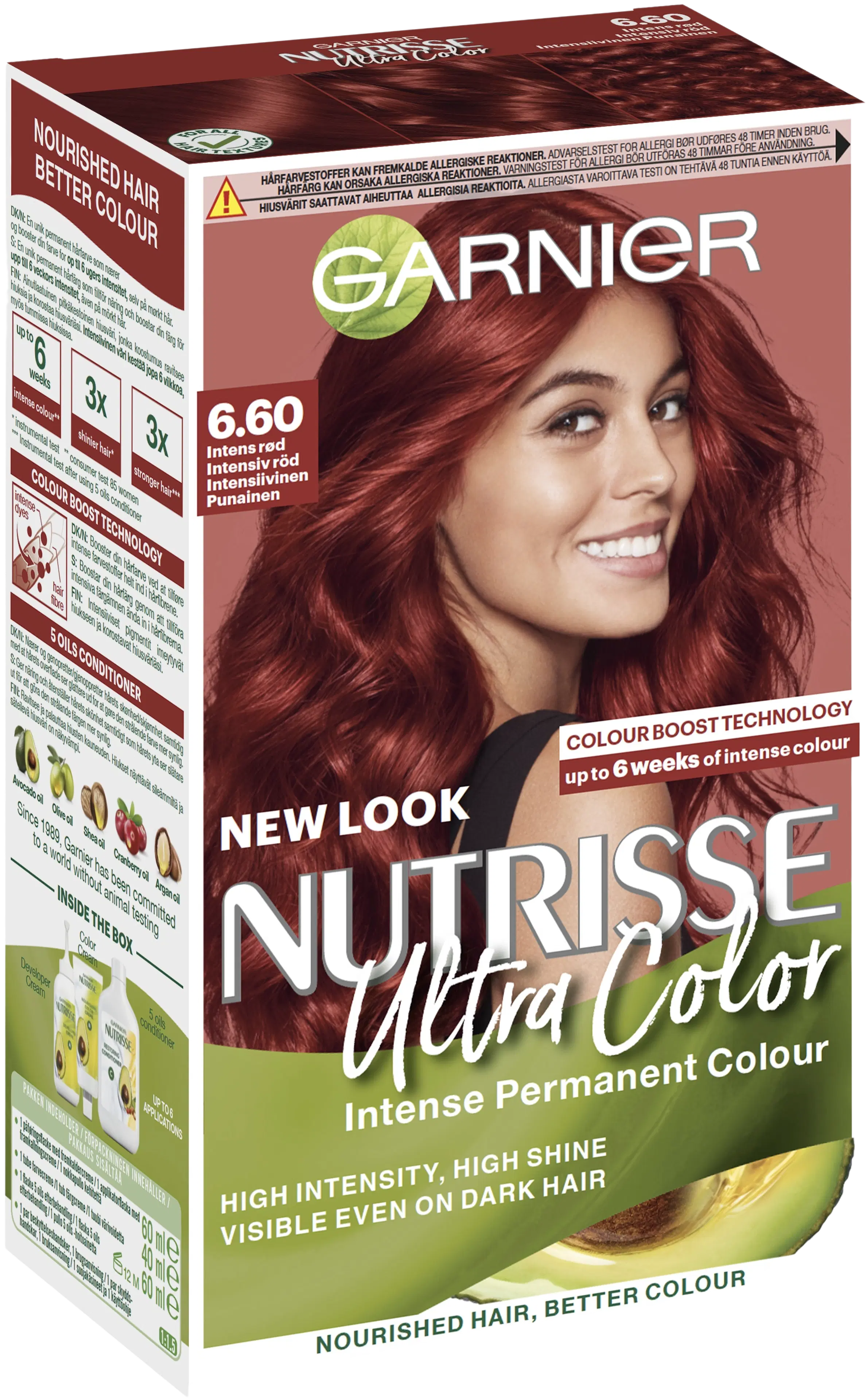 Garnier Nutrisse 6.60 Ultra Color Intensiivinen Punainen kestoväri 1kpl