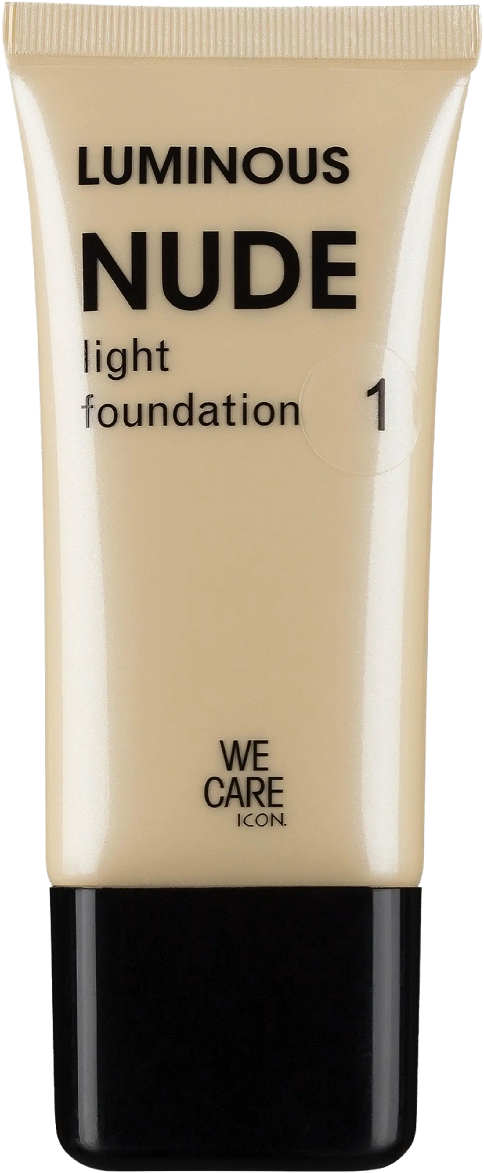 We Care Icon Luminous Nude Light Foundation meikkivoide 25 ml