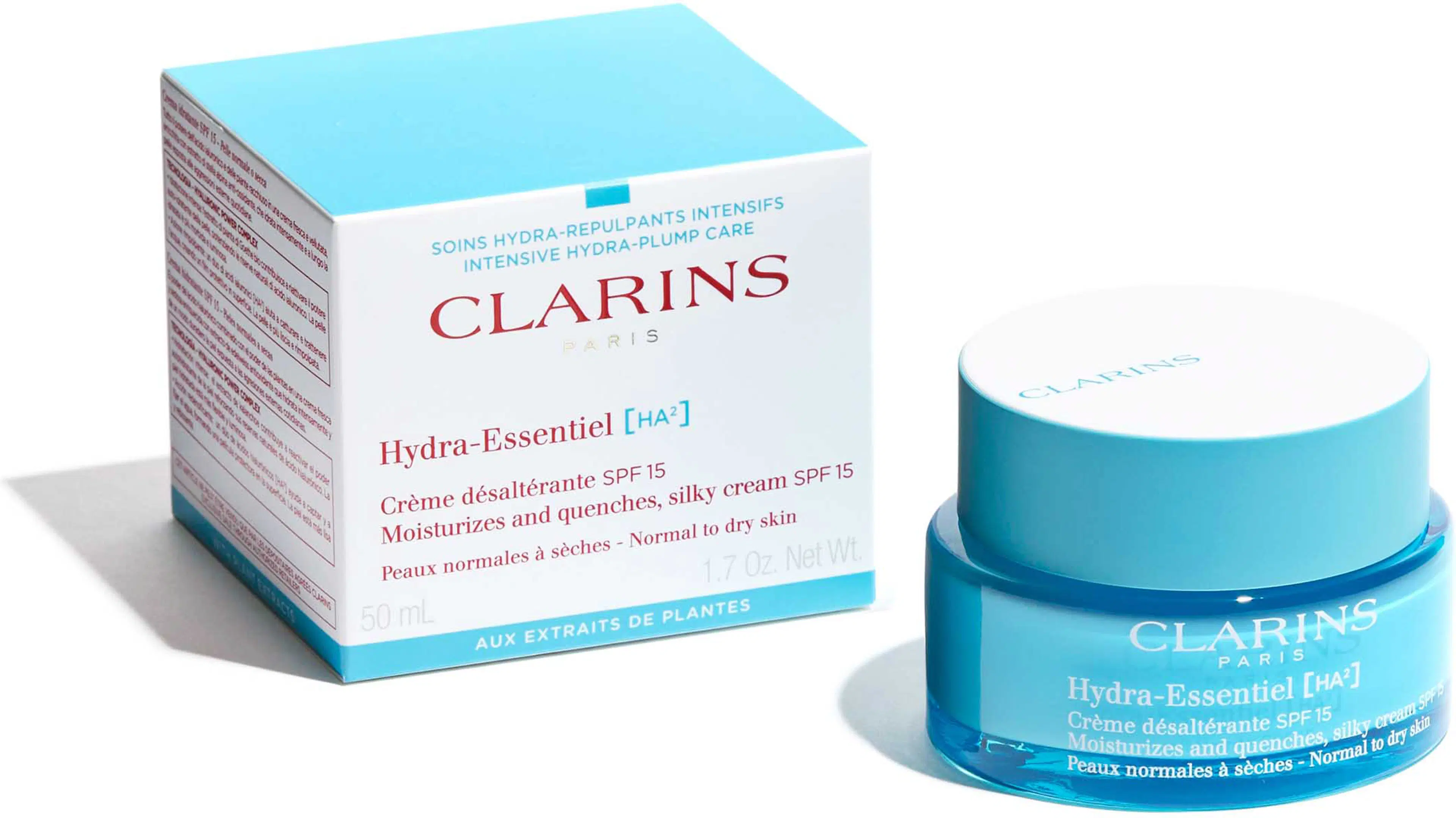 Clarins Hydra-Essentiel [HA²] SPF 15 Silky Cream päivävoide 50 ml