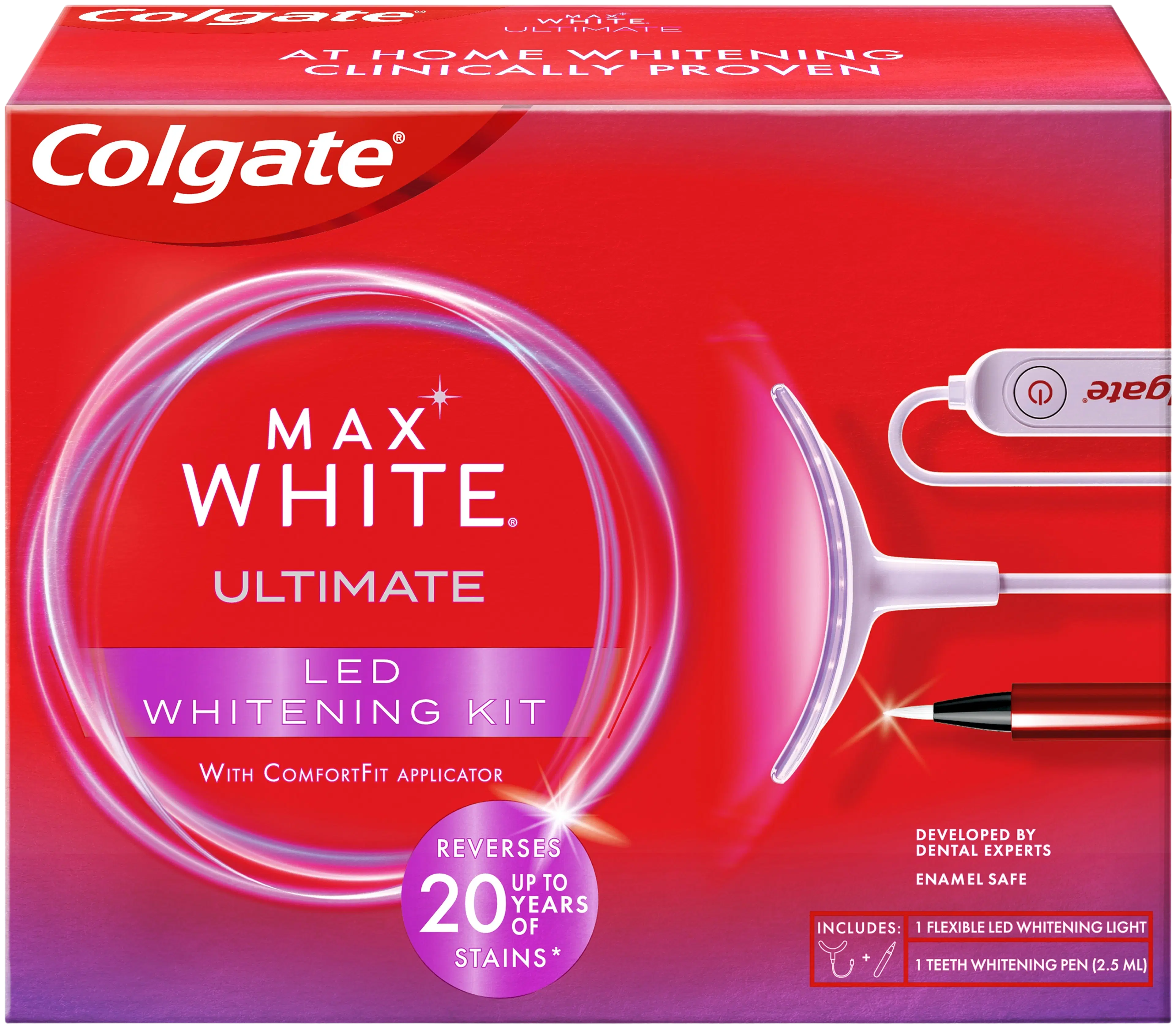 Colgate Max White Ultimate ComfortFit LED valkaisulaite