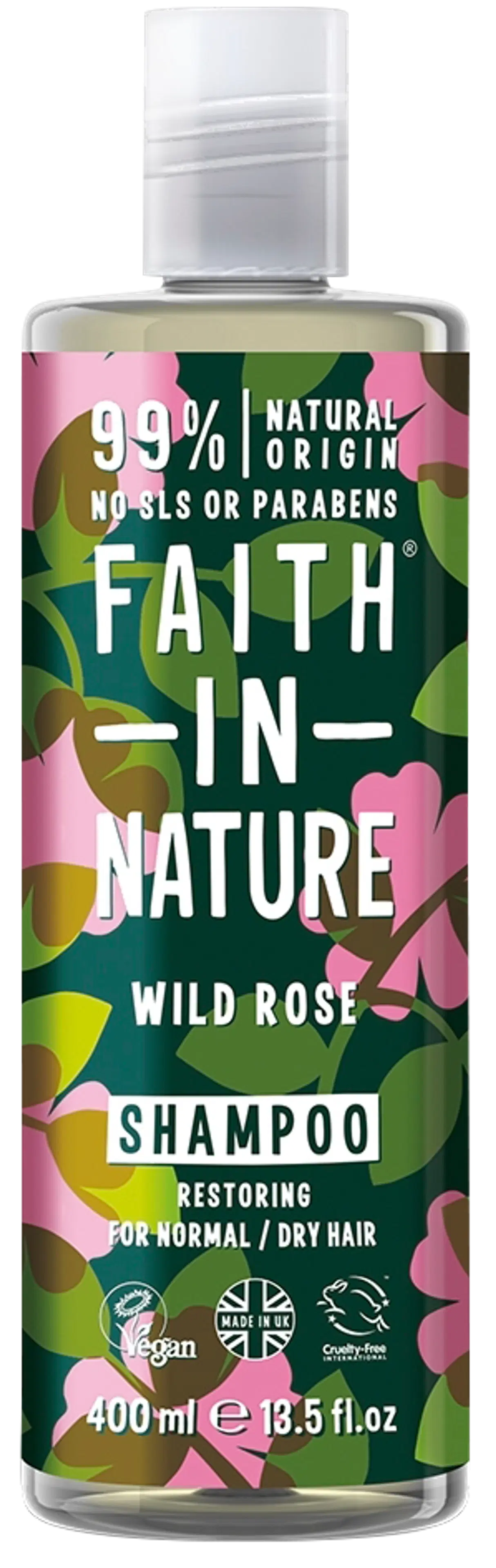 Faith in Nature Shampoo Wild Rose 400ml