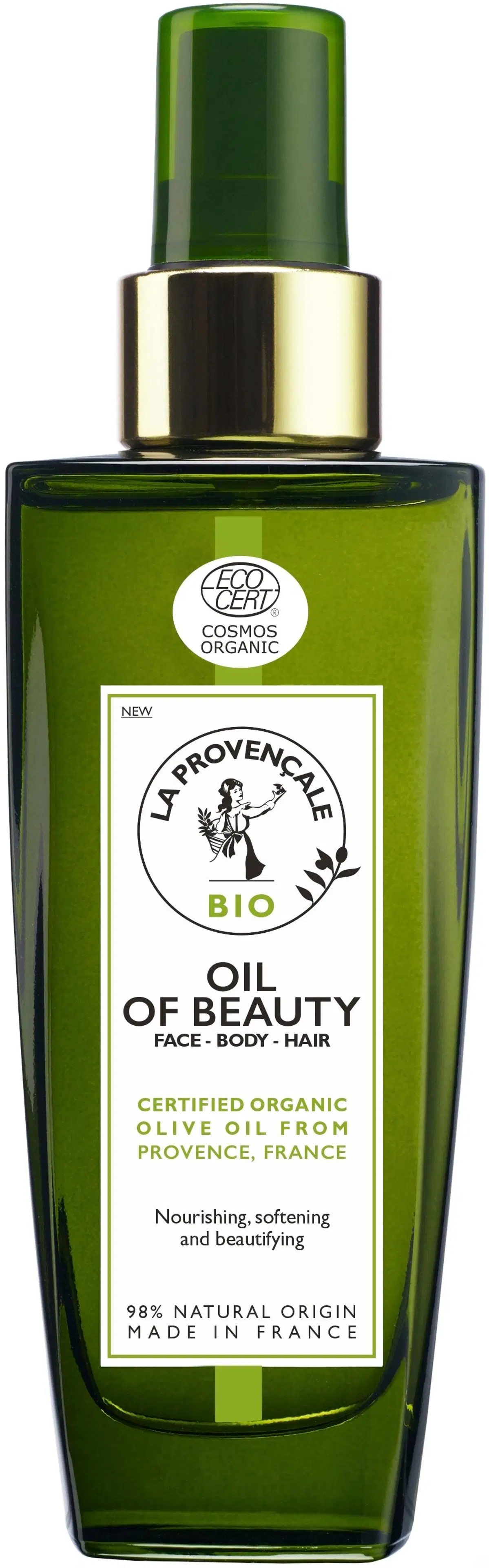 La Provençale Bio Oil of Beauty kuivaöljy kasvoille, vartalolle ja hiuksille 100ml