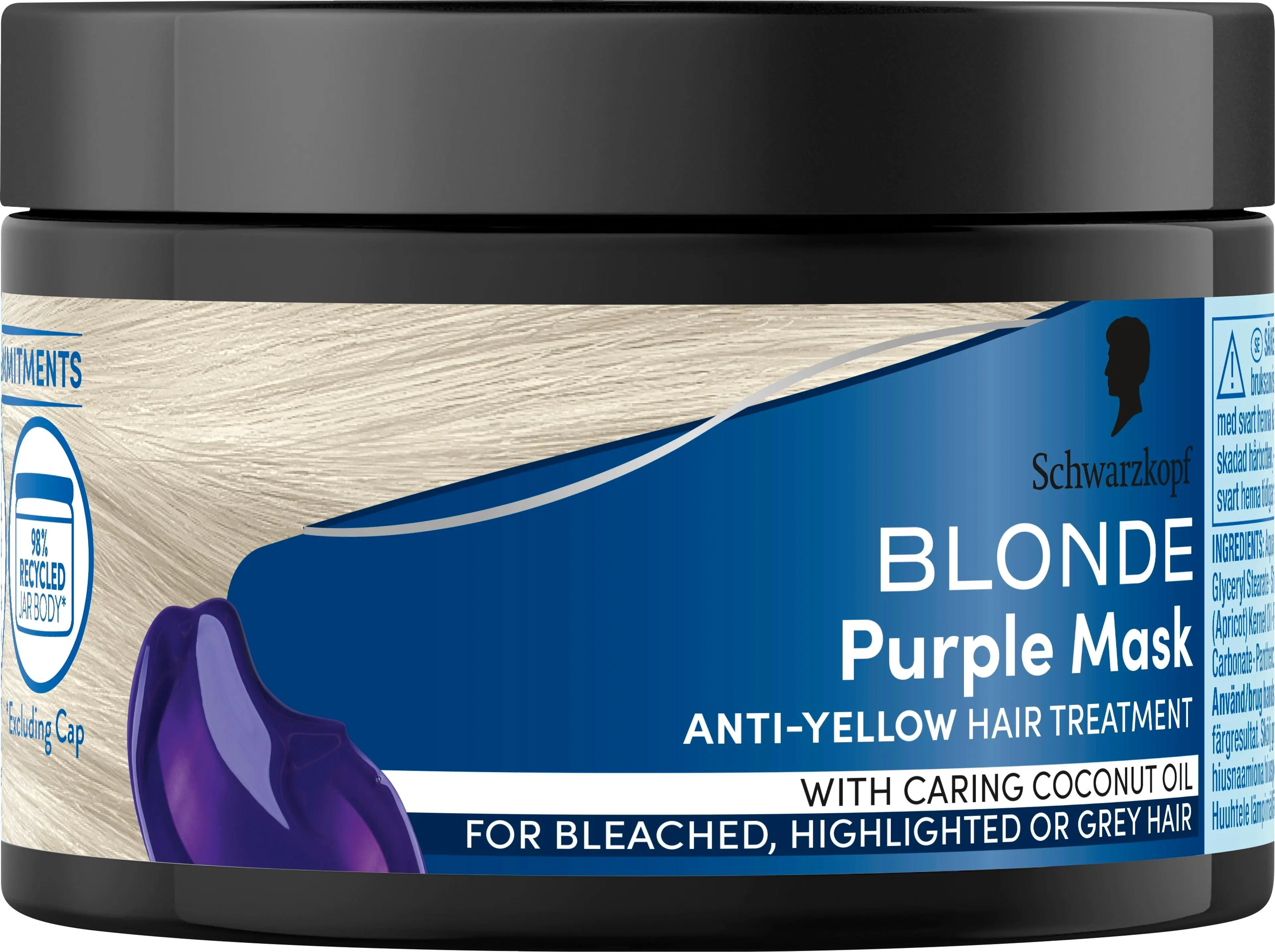 Schwarzkopf Blonde Purple hiusnaamio 150 ml 1kpl