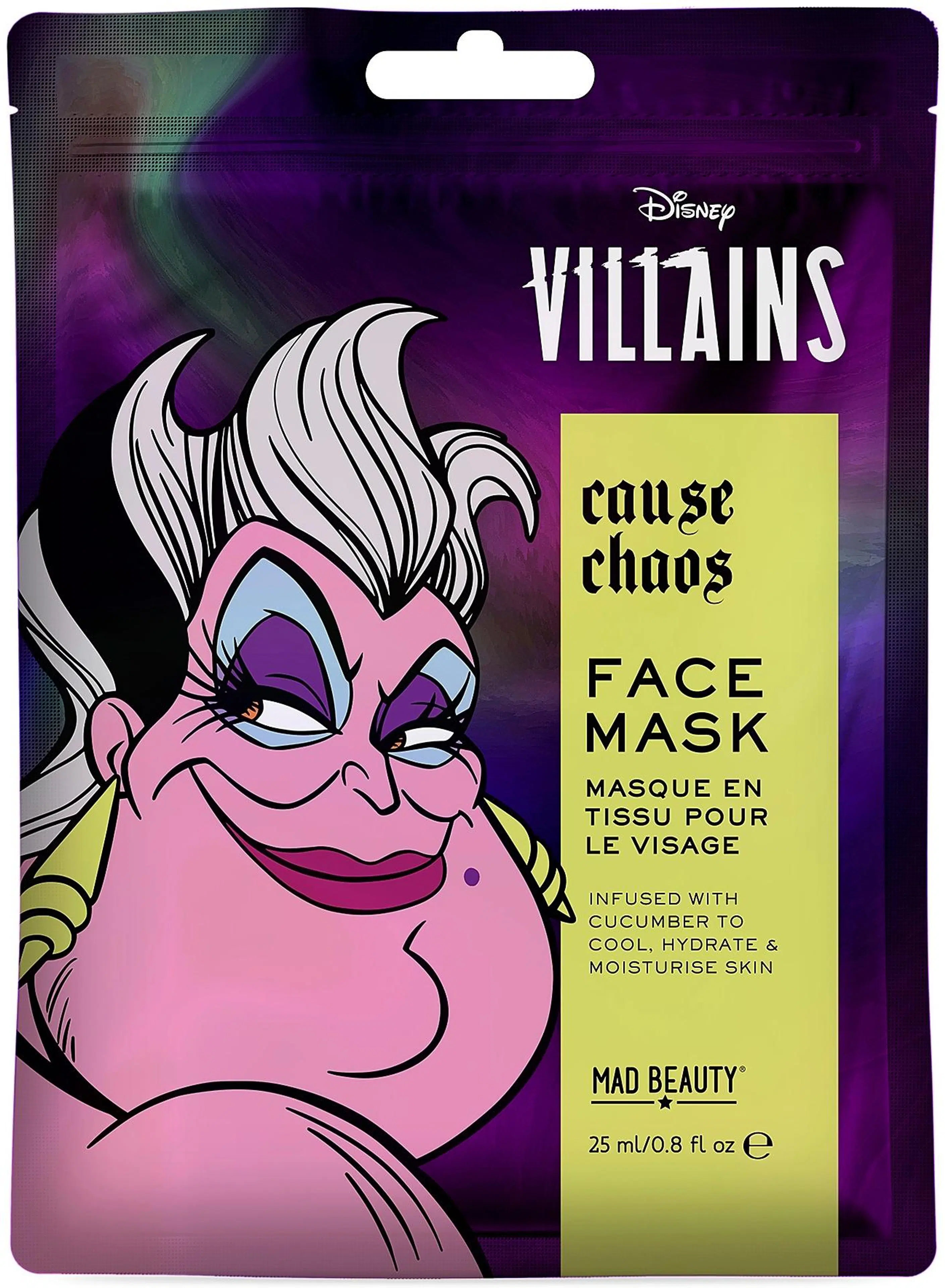 Mad Beauty POP Villains Ursula Face Mask -Kasvonaamio