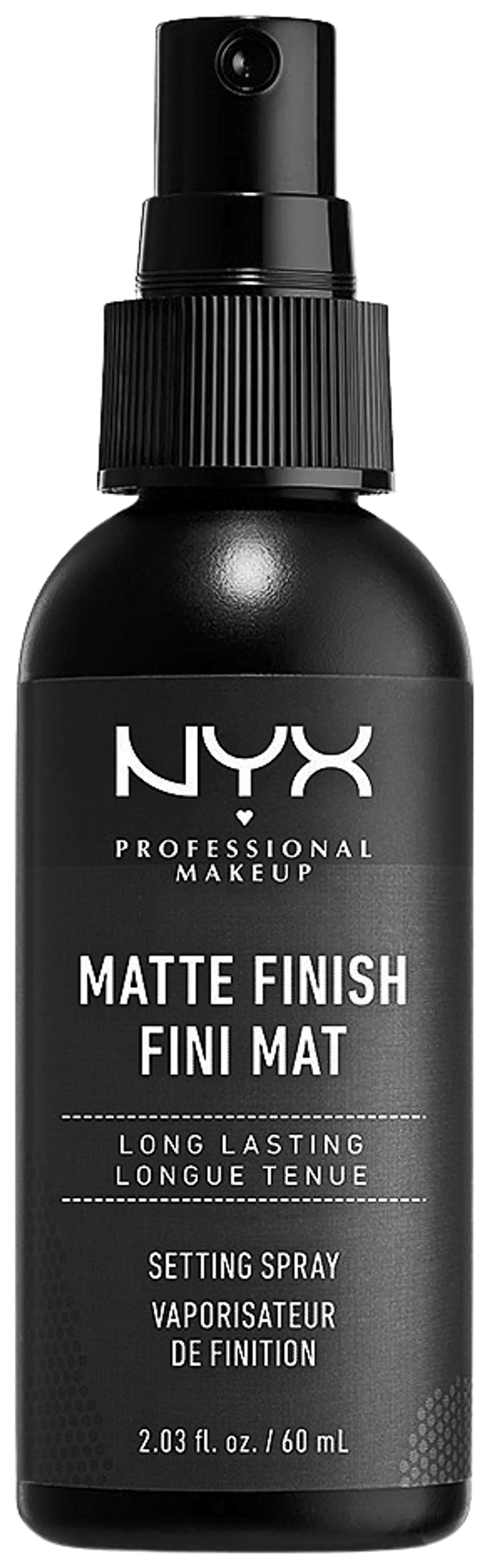 NYX Professional Makeup Make Up Setting Spray Matte Finish meikinkiinnityssuihke 60 ml
