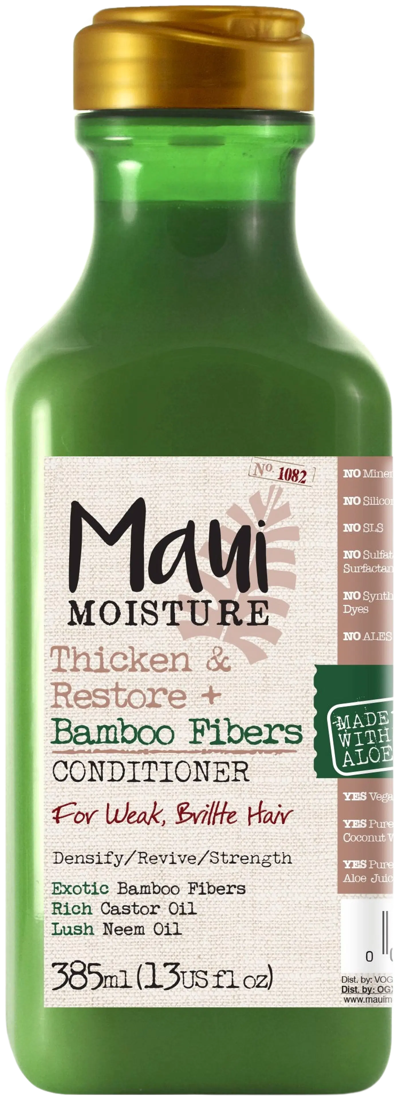 Maui Moisture Bamboo Fibers Conditioner 385ml