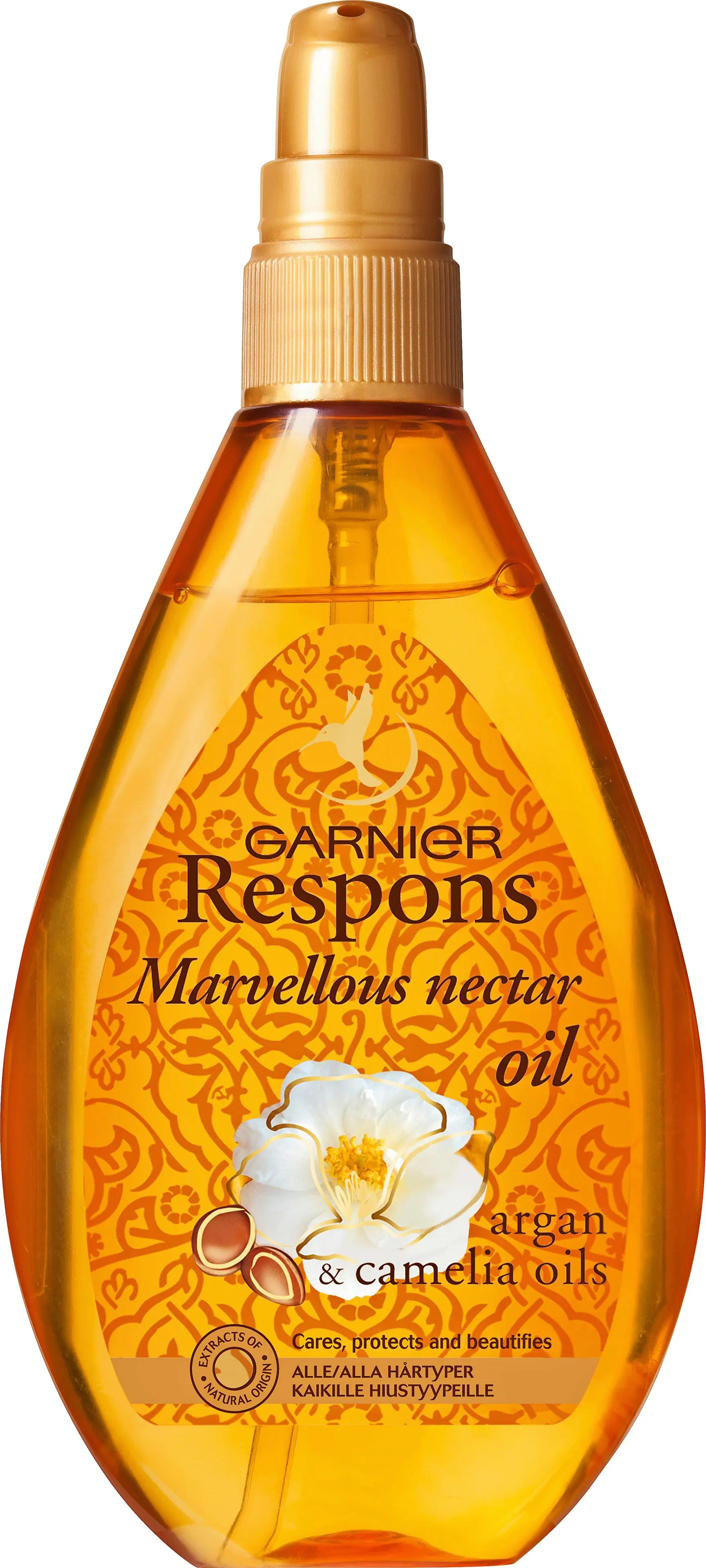 Garnier Respons Marvellous Nectar öljy kaikille hiustyypeille 150ml