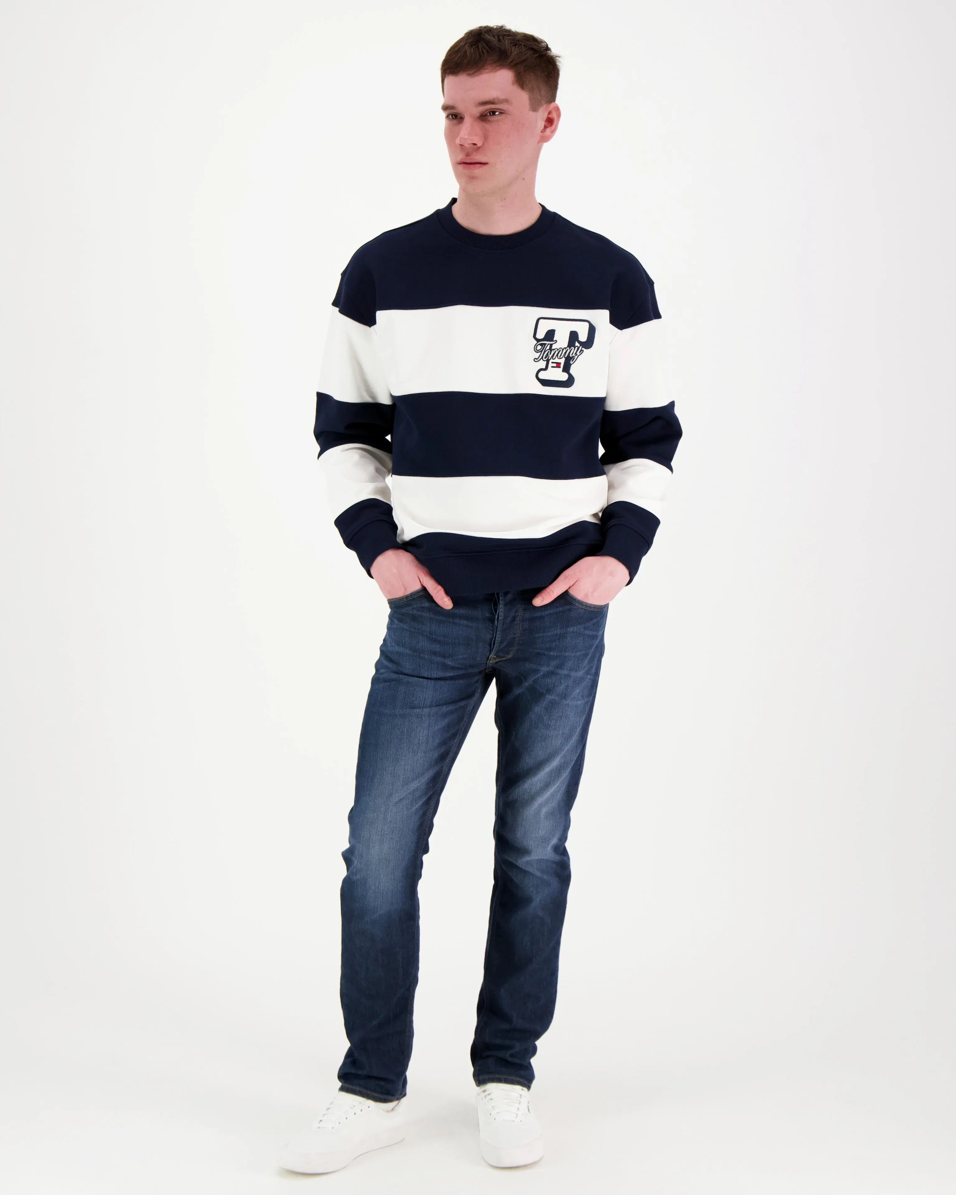 Tommy Jeans Tjm rlx cut & sew letter college
