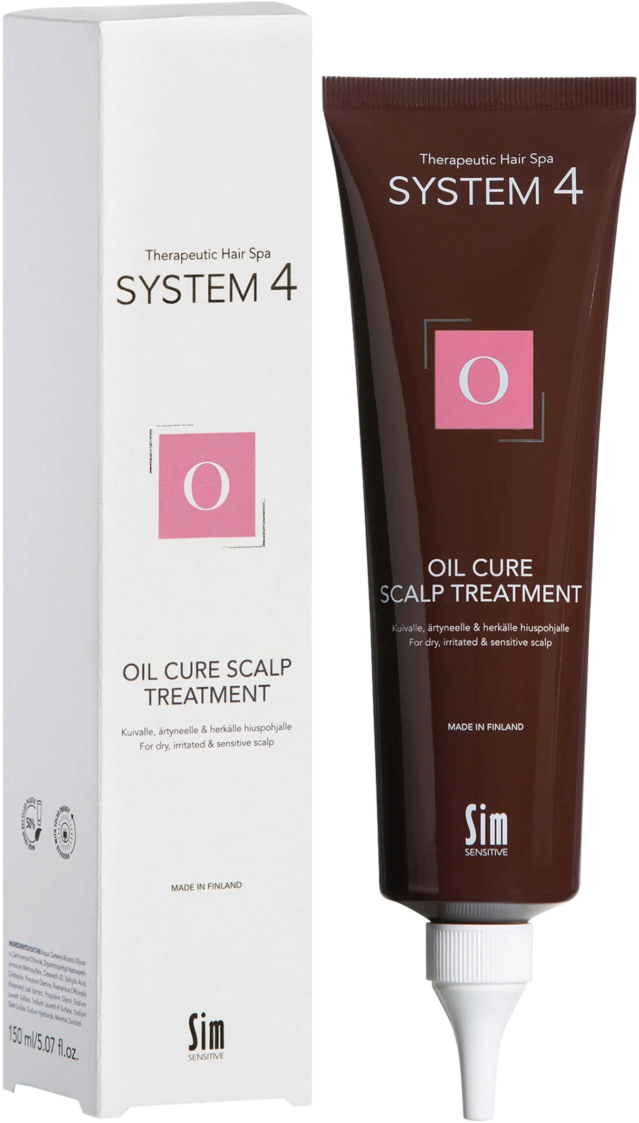 Sim Sensitive System4, O Oil Cure Scalp Treatment hiuspohjan hoitonaamio 150 ml