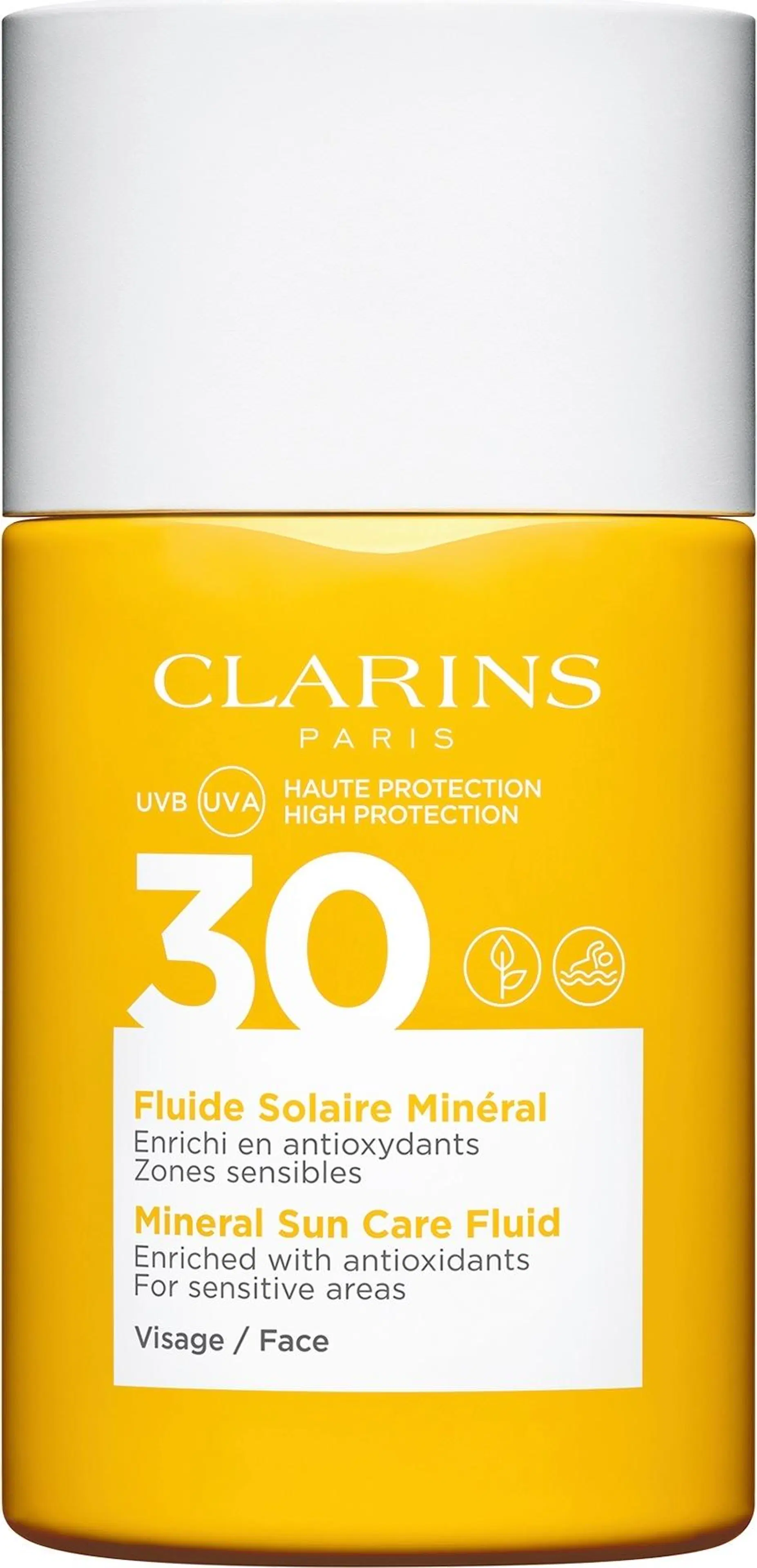 Clarins Mineral Sun Fluid for Face SPF 30 aurinkosuojaemulsio kasvoille 30 ml