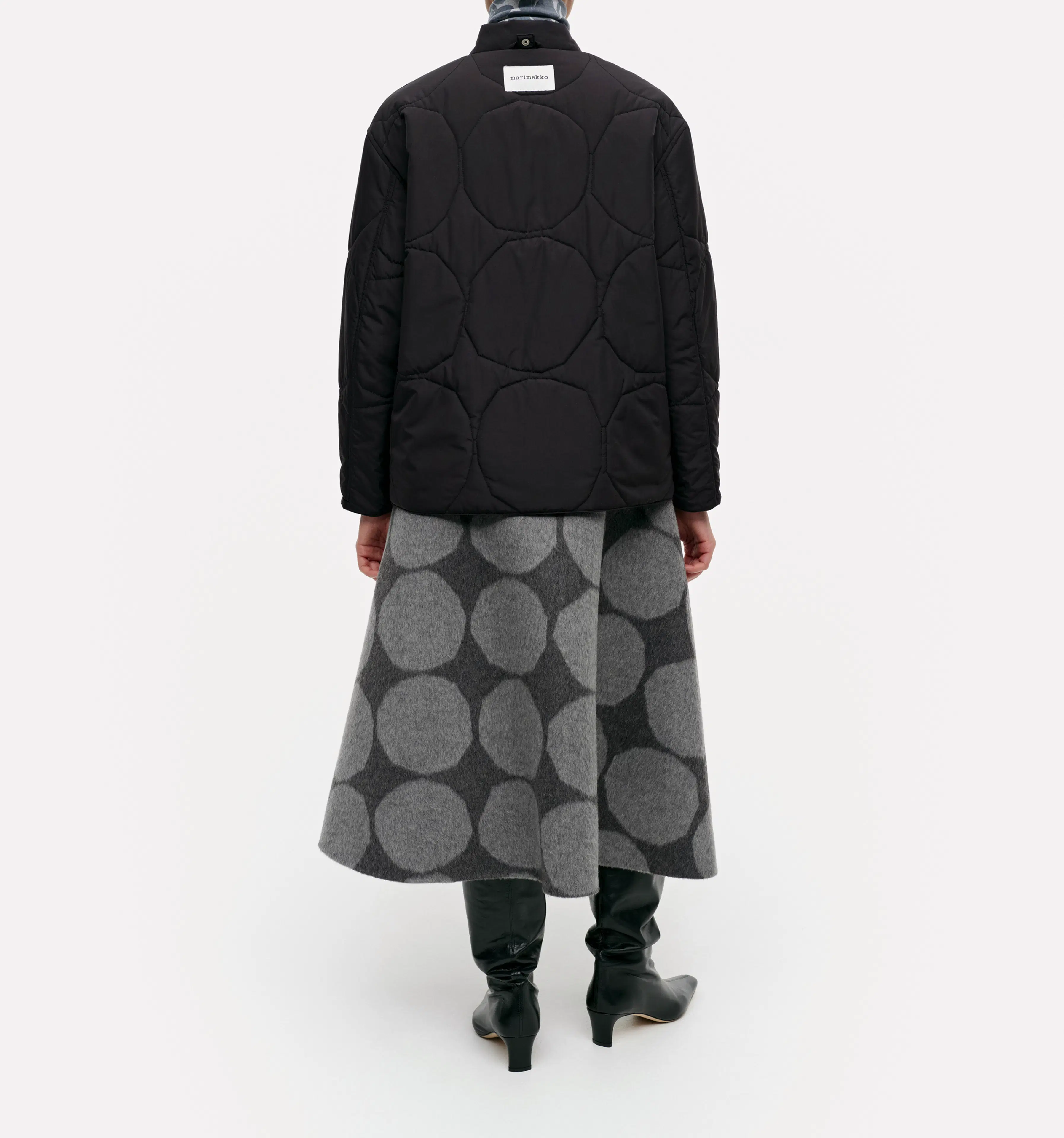 Marimekko Kuori Kivet kevyt toppatakki