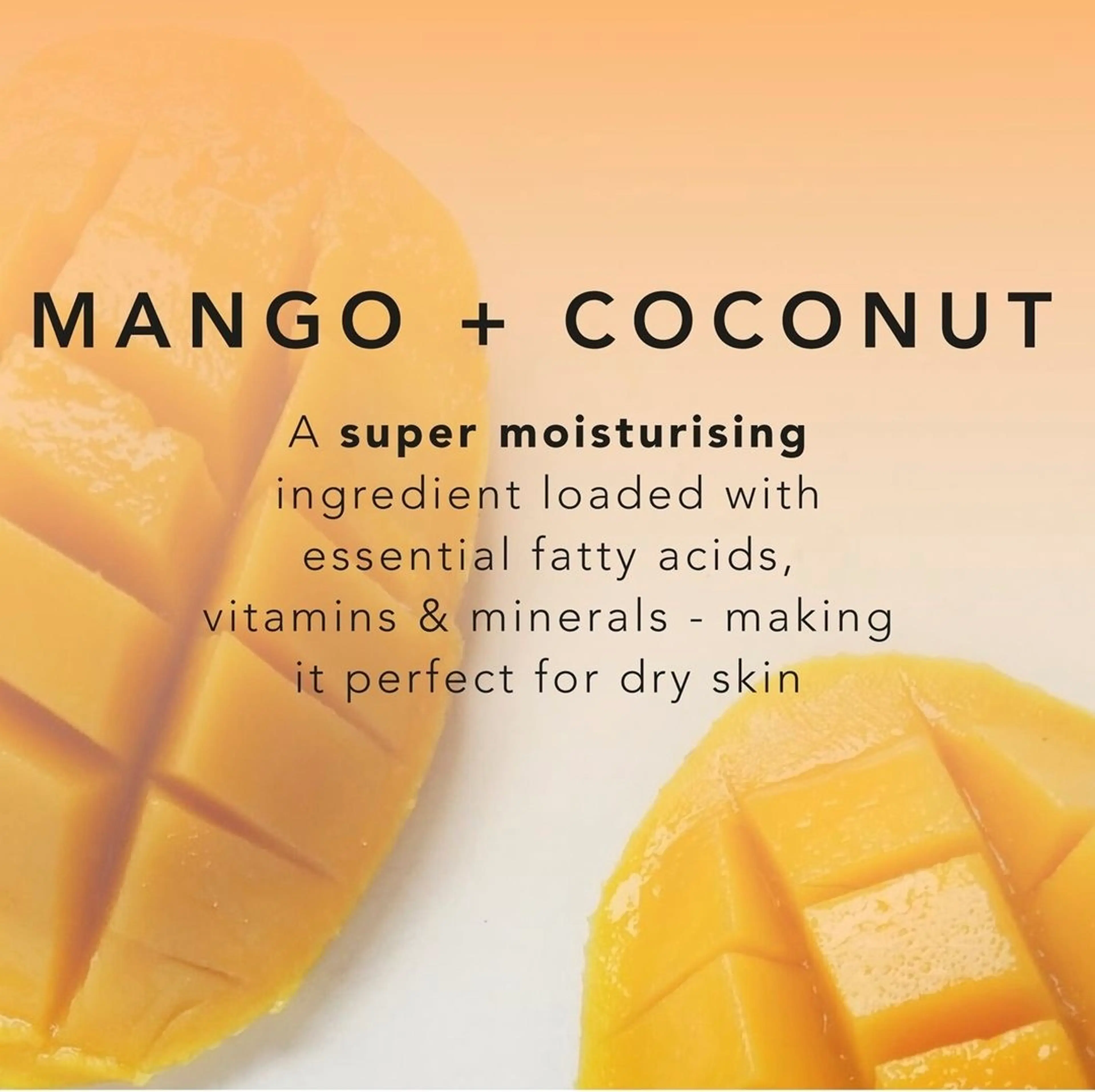 Sunday Rain mango-kookos vartalon kuorinta-aine 265 g