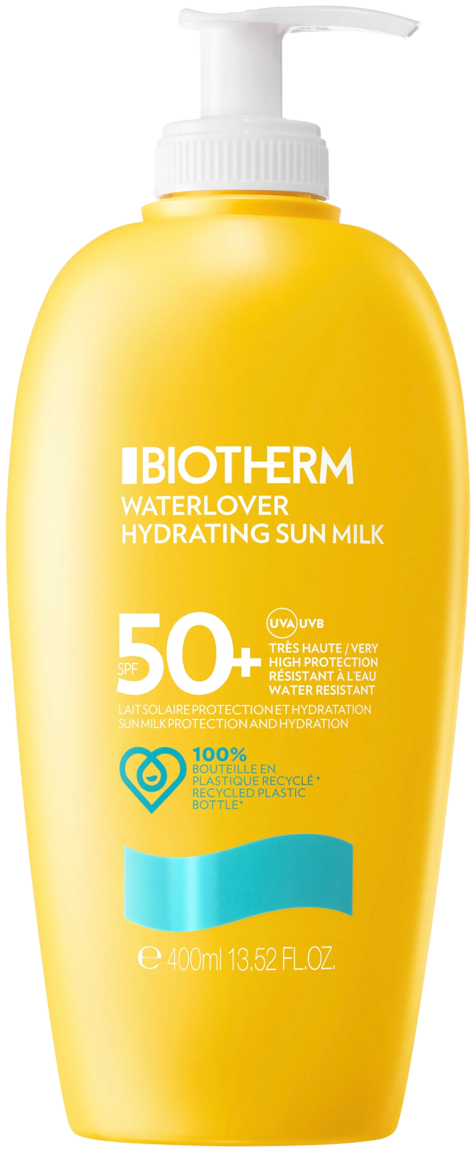 Biotherm Waterlover Hydrating Sun Milk SPF50 aurinkovoide 400 ml