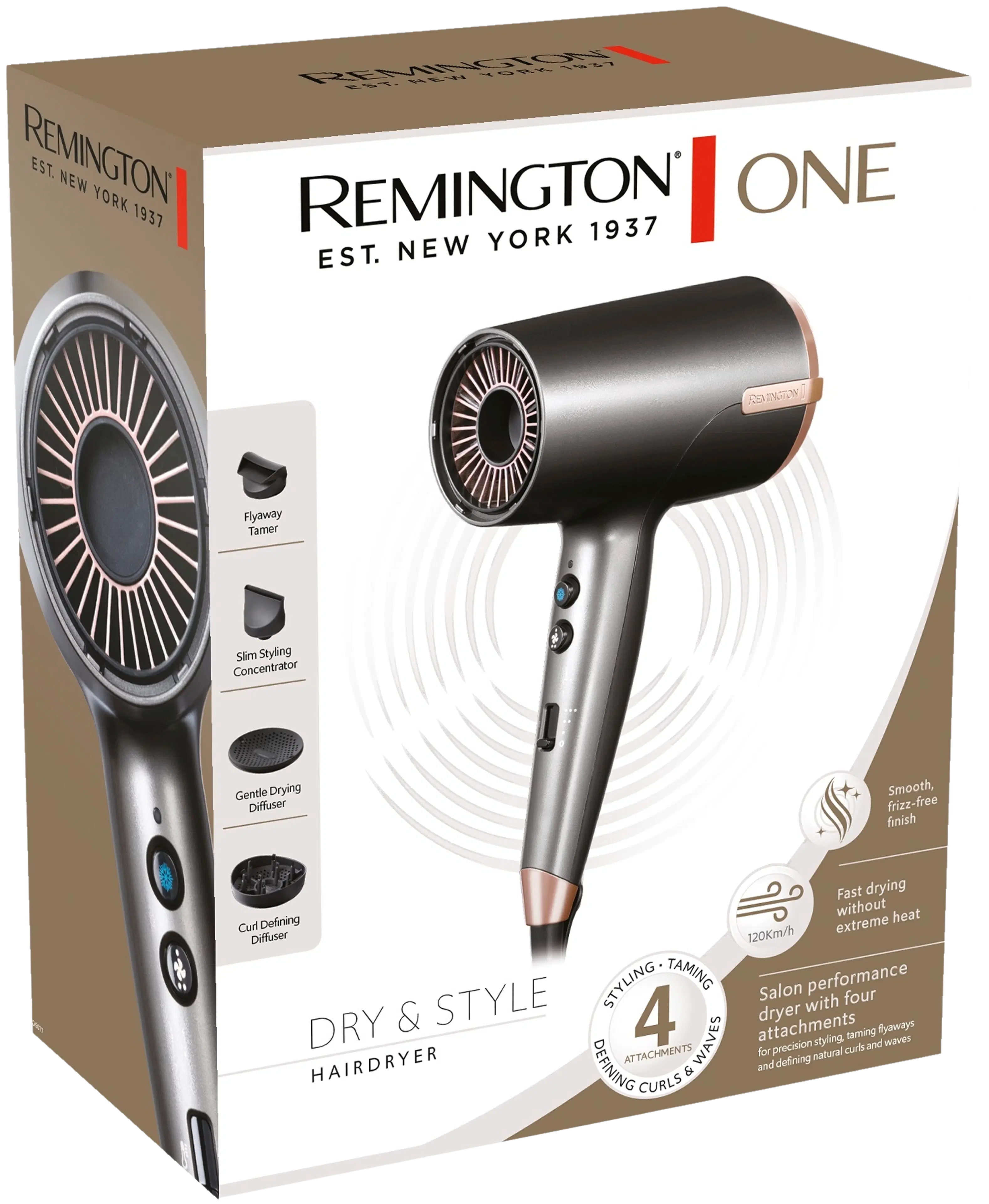 Remington hiustenkuivain ONE Dry & Style