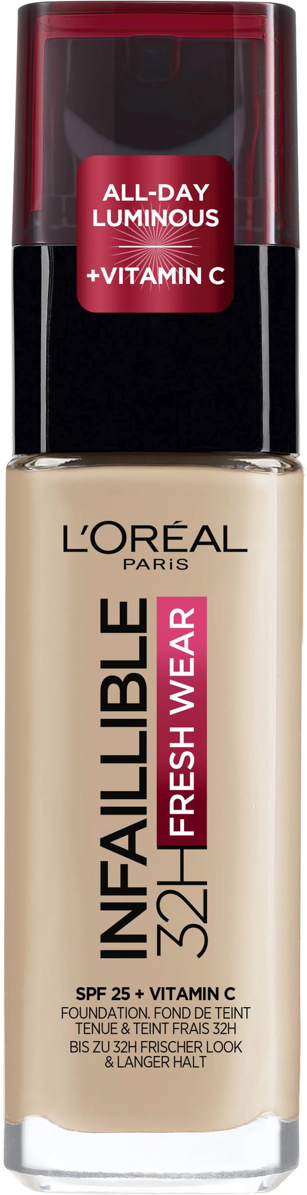 L'Oréal Paris Infaillible Fresh Wear 130 True Beige meikkivoide 30ml
