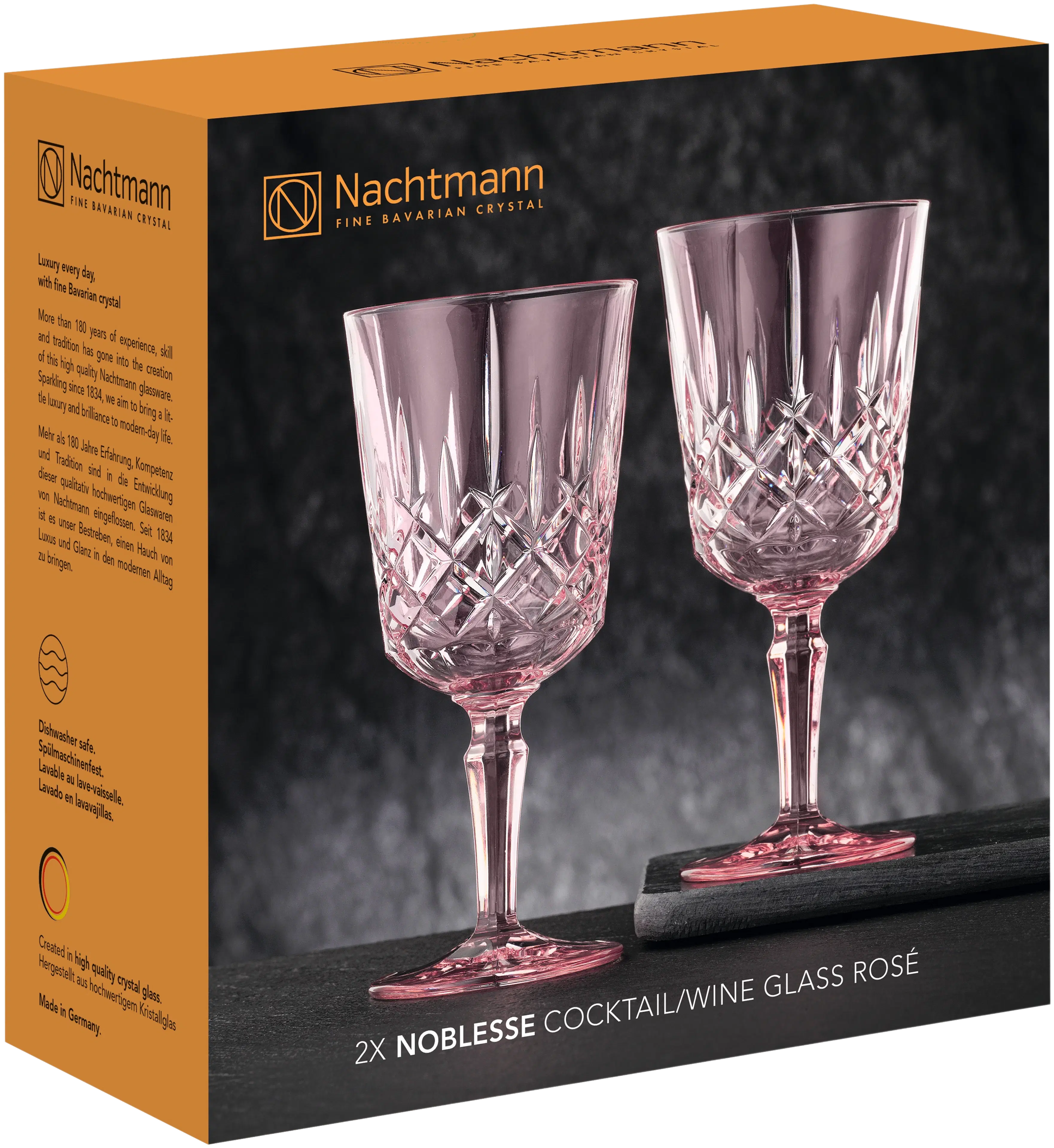 Nachtmann Noblesse cocktail-/viinilasi 355 ml rosé 2 kpl