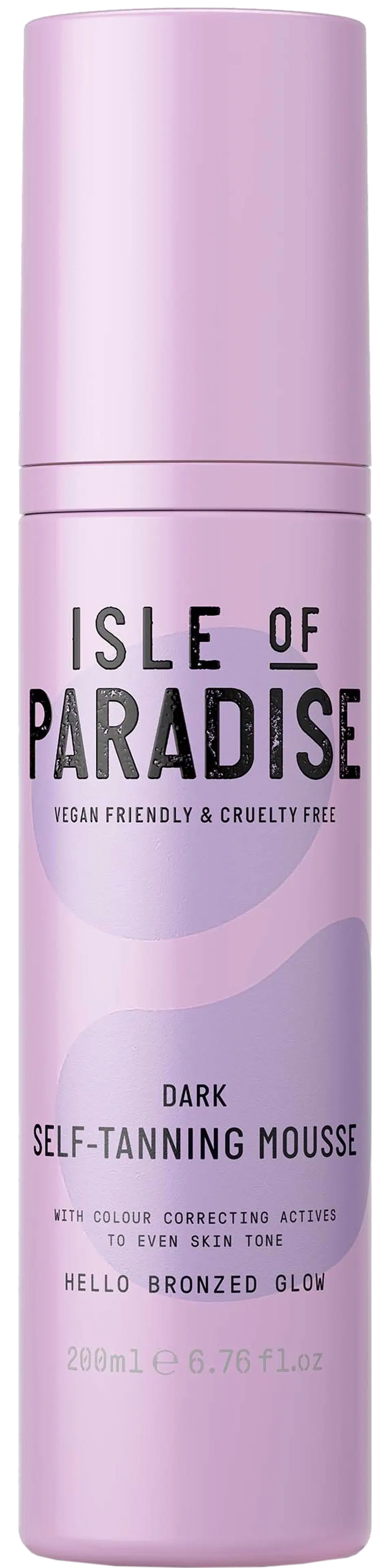 Isle Of Paradise Dark Self Tanning Mousse Itseruskettava Vaahto 