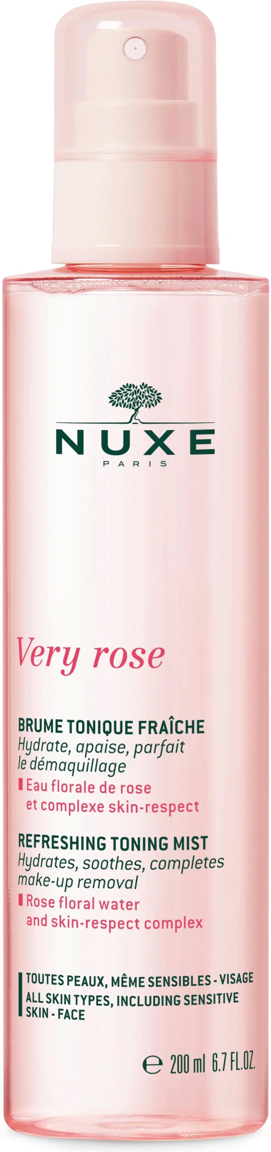 NUXE Very Rose Fresh Toning Mist kasvosuihke 200 ml