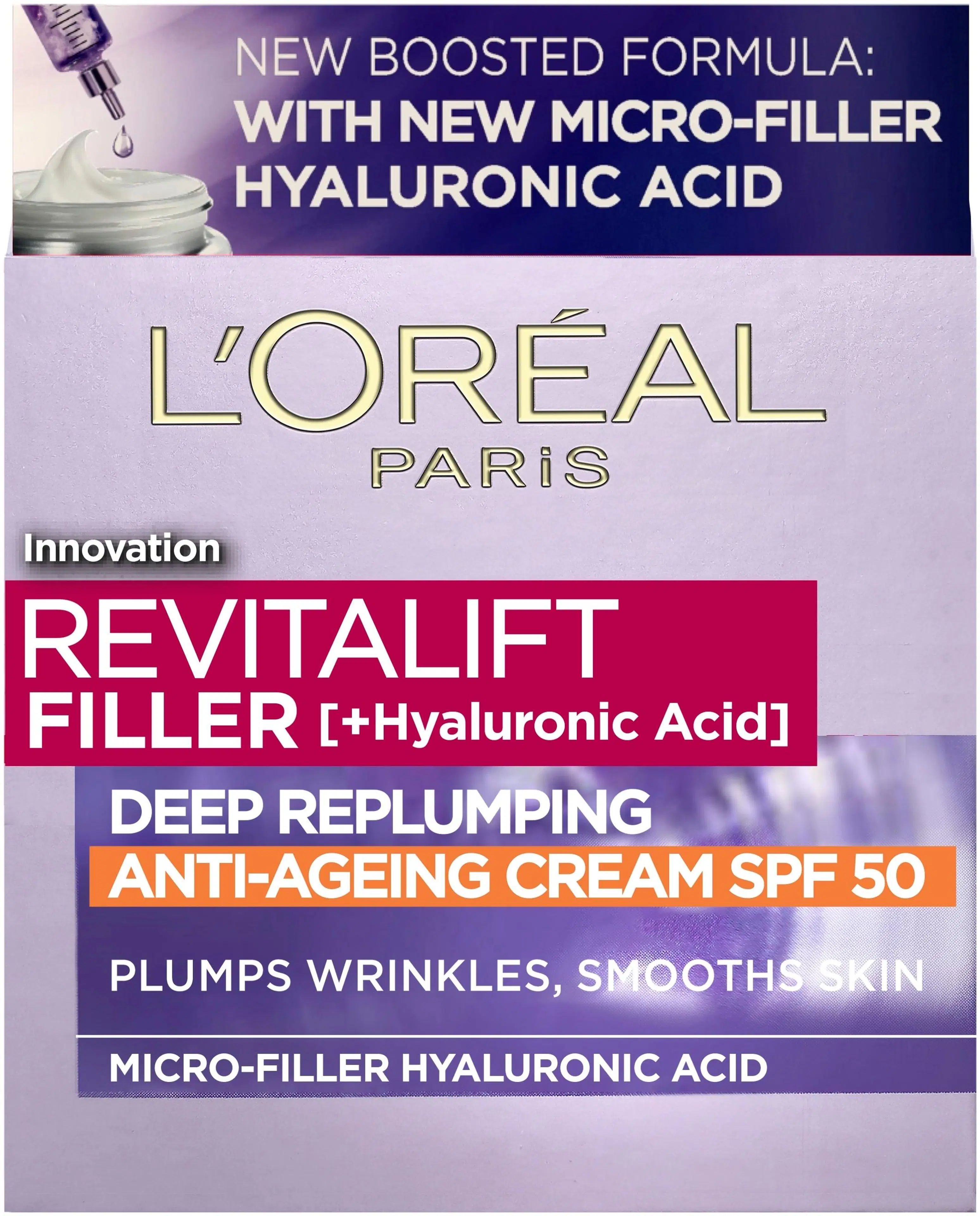 L'Oréal Paris Revitalift Filler päivävoide SK50 50ml