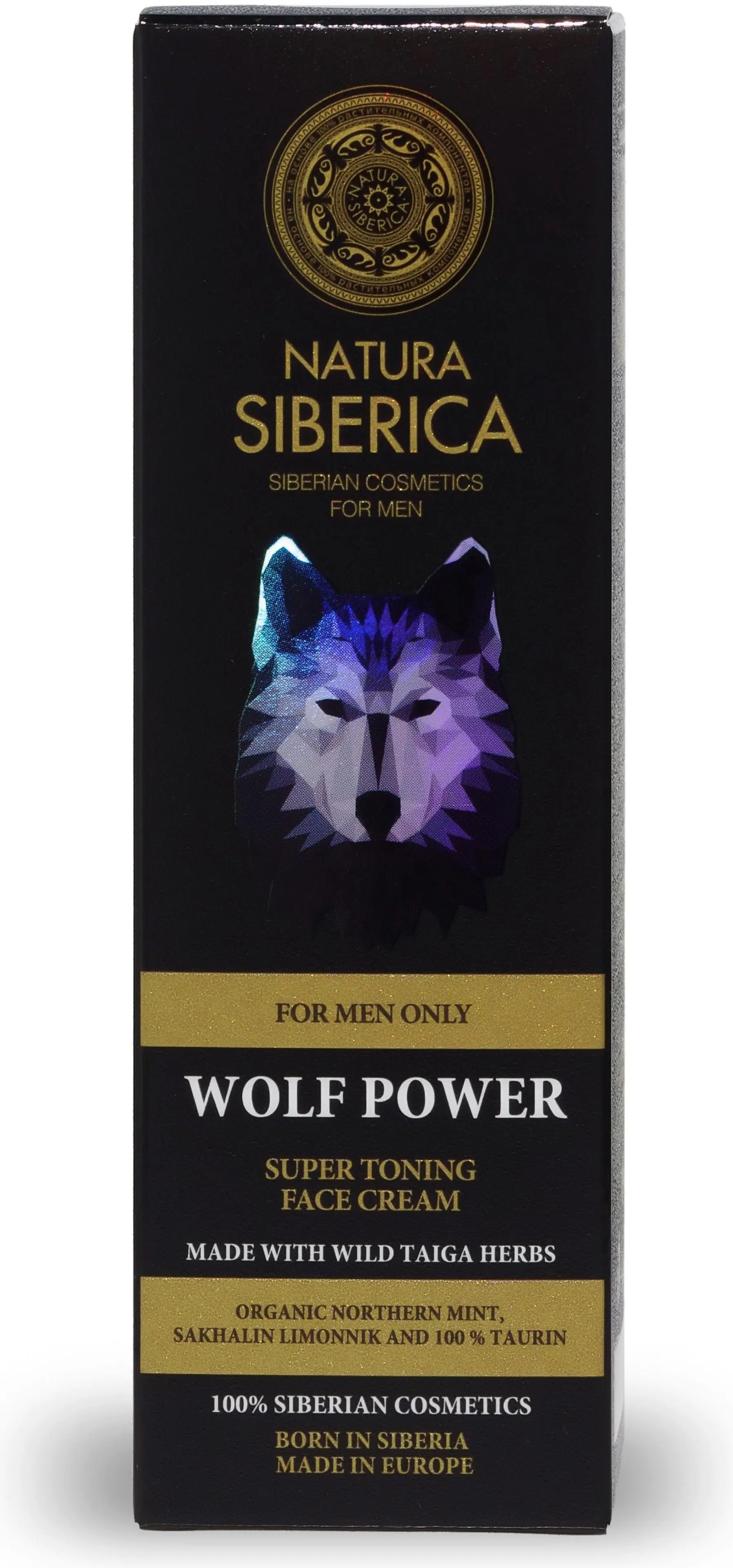 Natura Siberica Men Wolf Power - kirkastava kasvovoide 50 ml