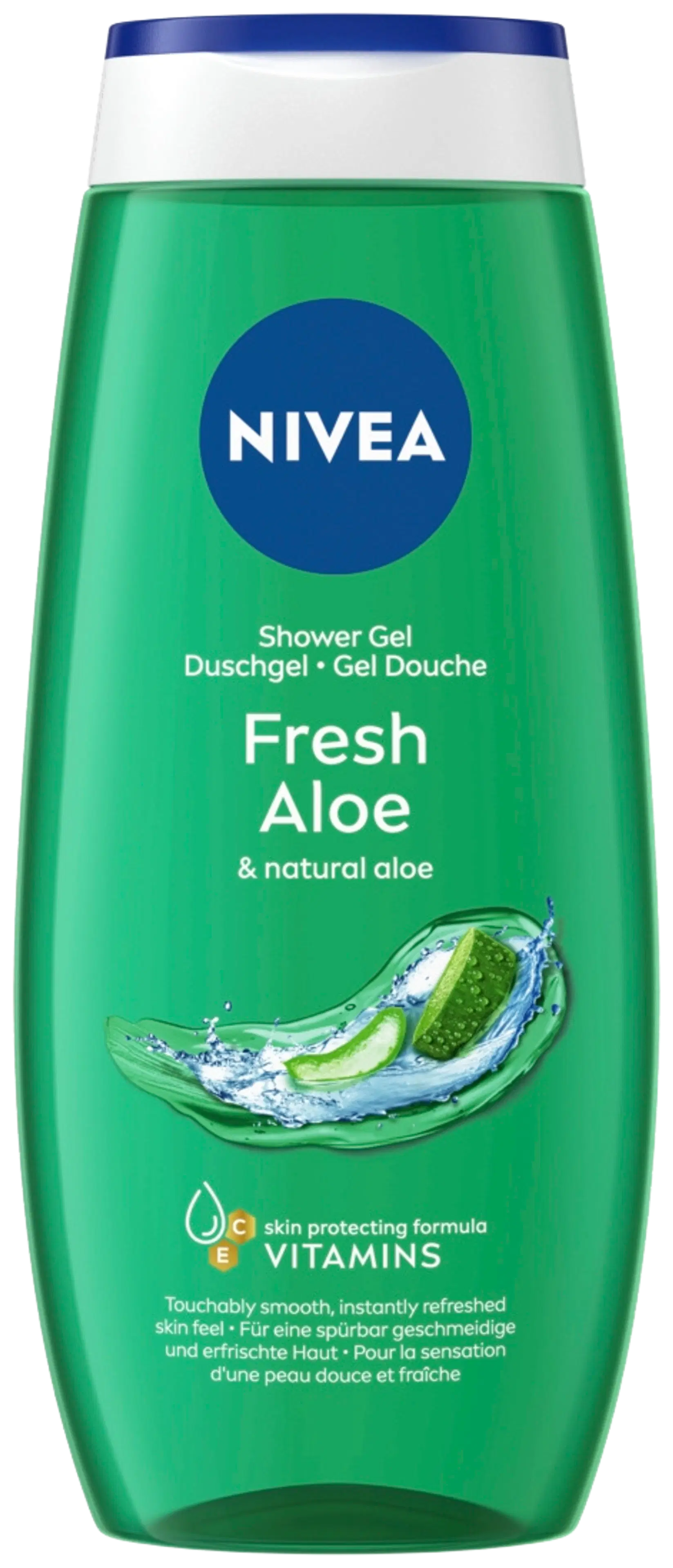 NIVEA 250ml Fresh Aloe Shower Gel -suihkugeeli