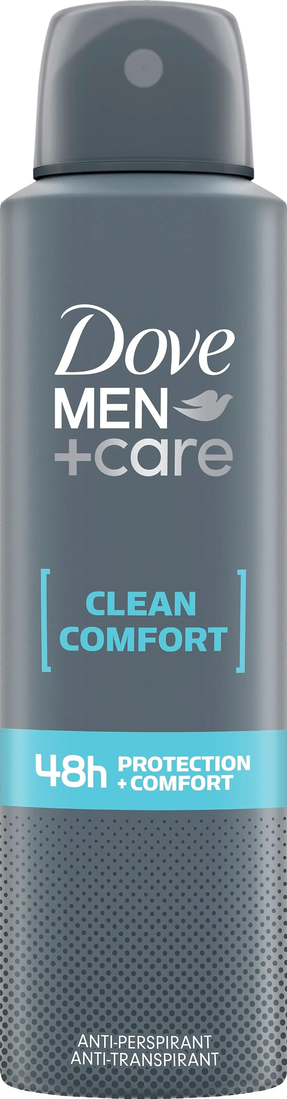 Dove Men+Care 48h Clean Comfort Antiperspirantti Deodorantti Spray mukana kosteusvoide 150 ml
