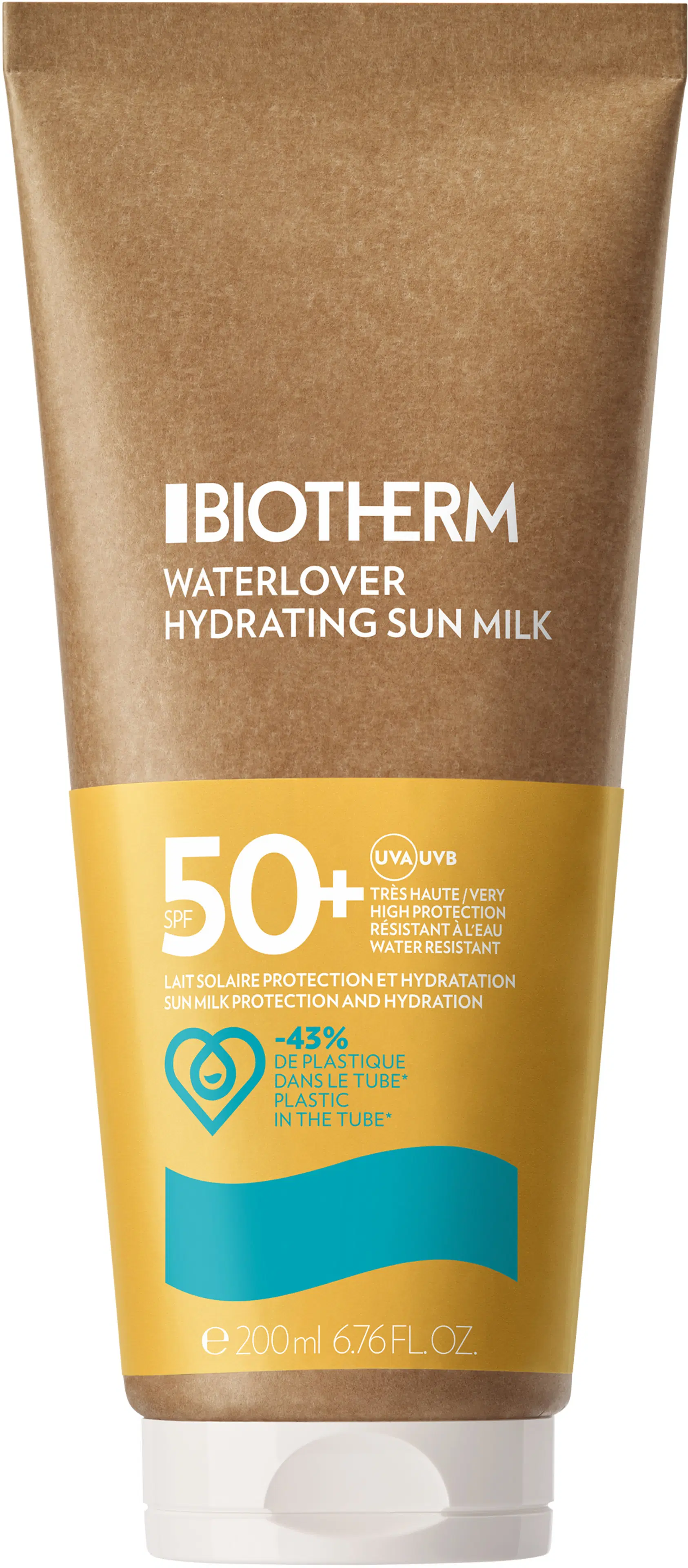 Biotherm Waterlover Hydrating Sun Milk SPF 50 aurinkovoide 200 ml