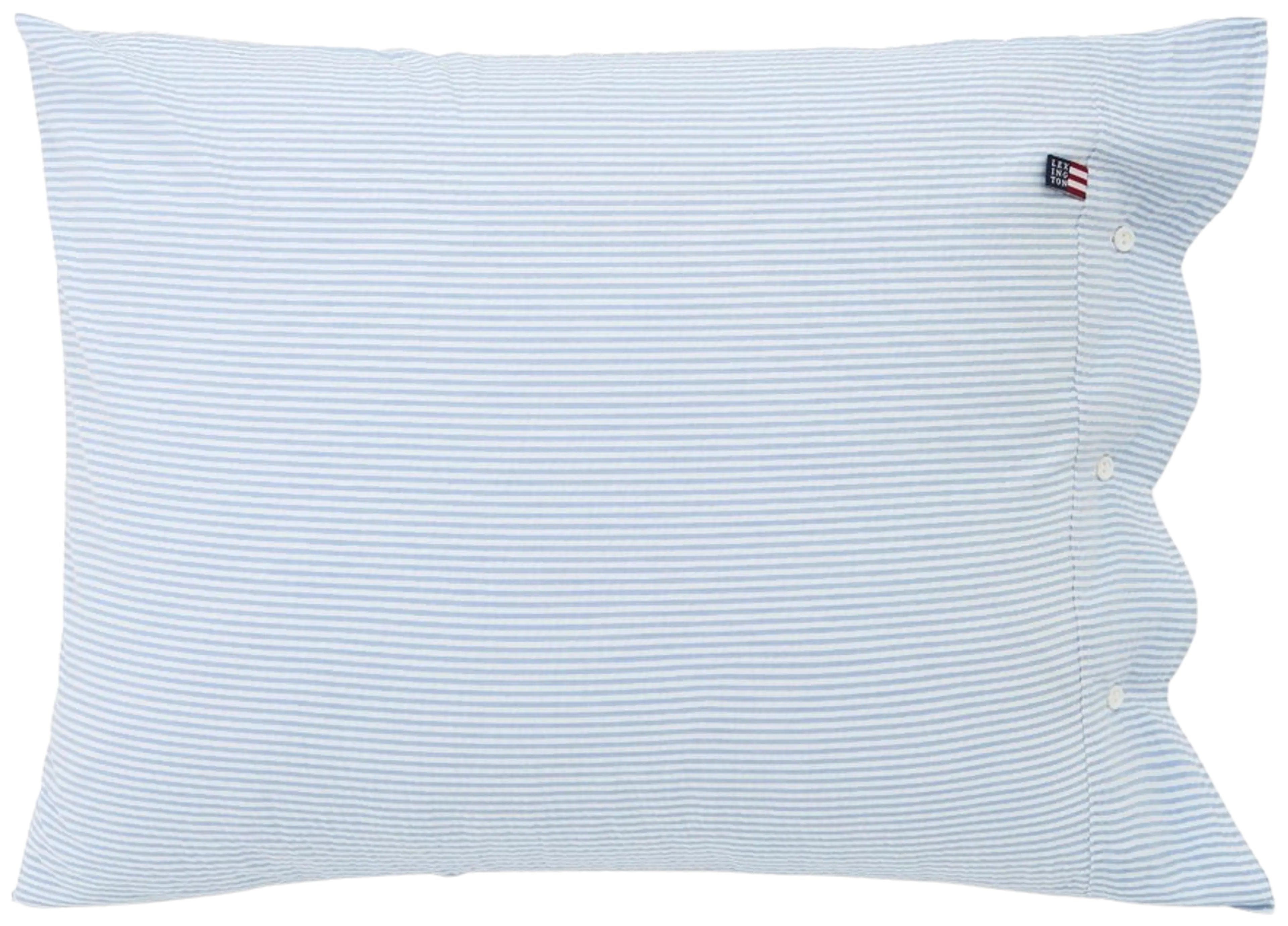 Lexington Seersucker tyynyliina 50x60cm sininen/valkoinen