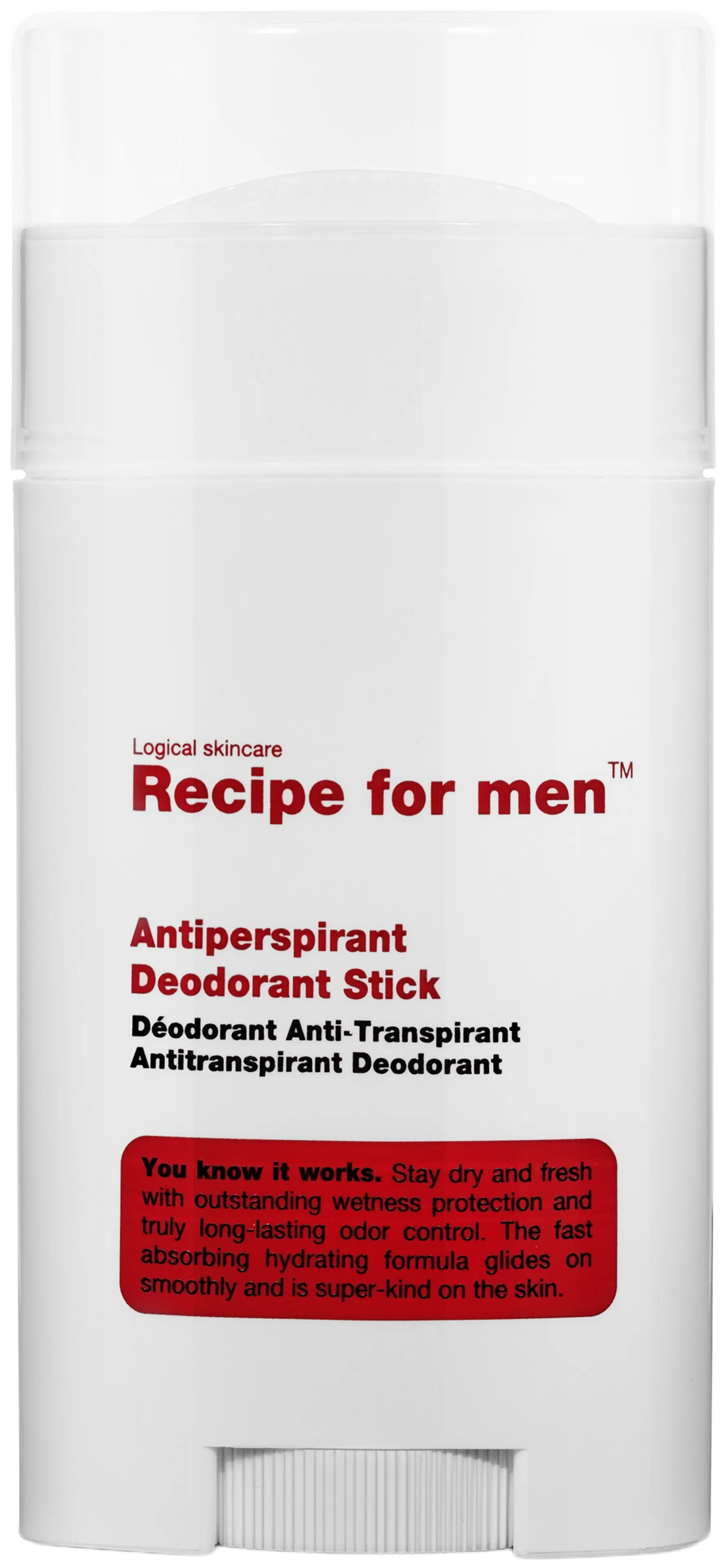 Recipe for Men Antiperspirant Deodorant Stick 50 ml