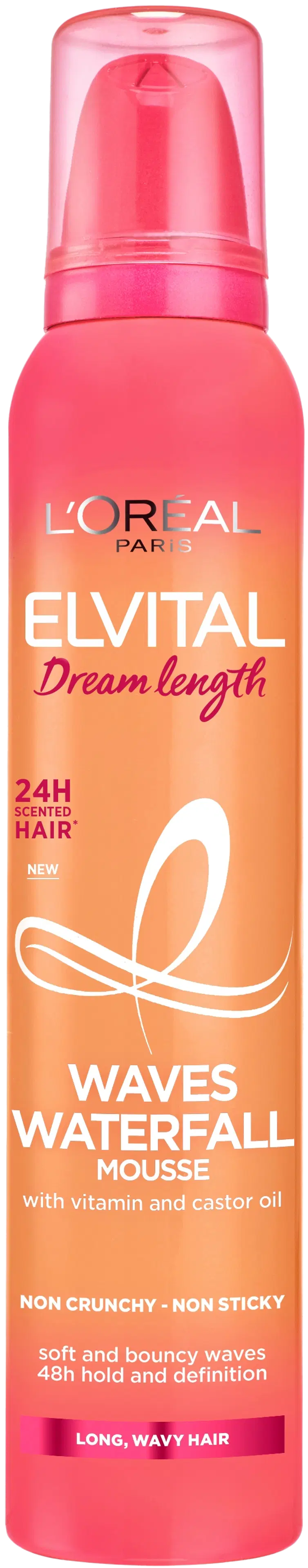 L'Oréal Paris Elvital Dream Length Waves Waterfall Mousse muotoiluvaahto 200ml