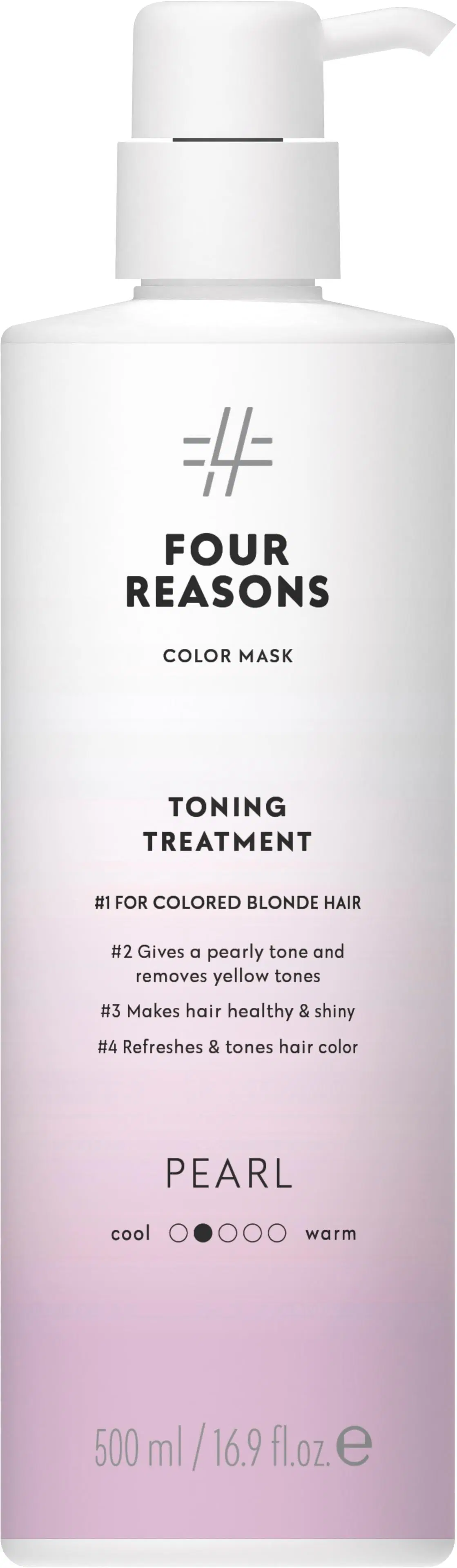Four Reasons Color Mask Toning Treatment sävyttävä tehohoito Pearl 500 ml