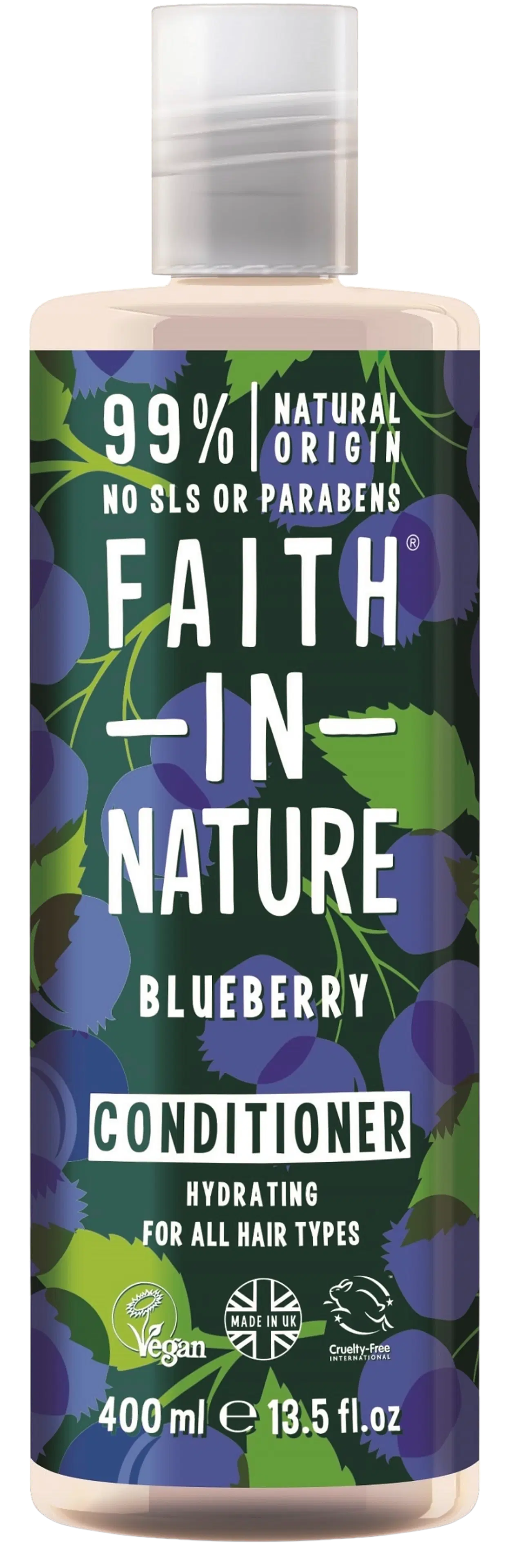 Faith in Nature Hoitoaine Blueberry 400ml