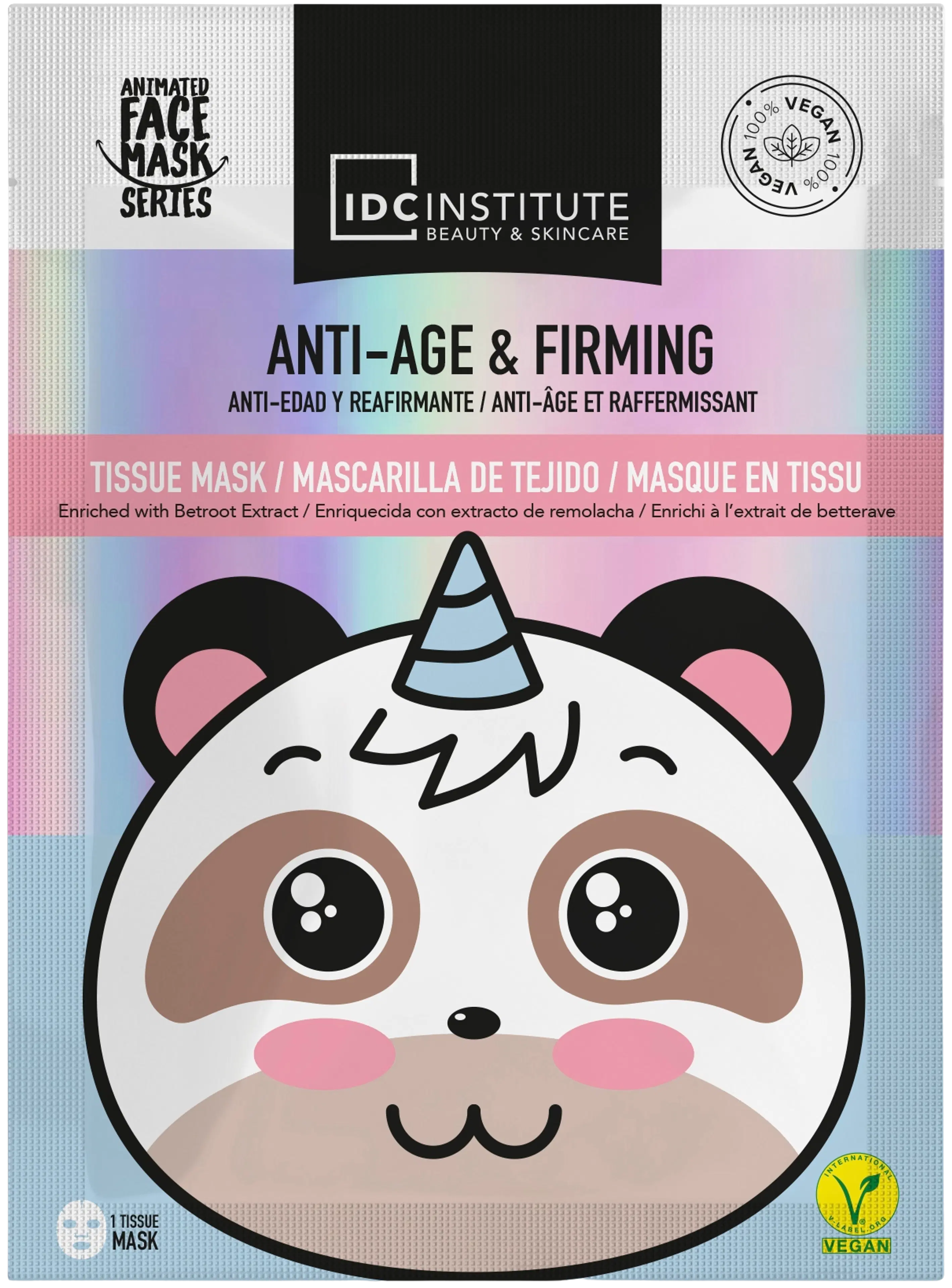 IDC institue Anti-Age & Firming Face Mask Panda kasvonaamio