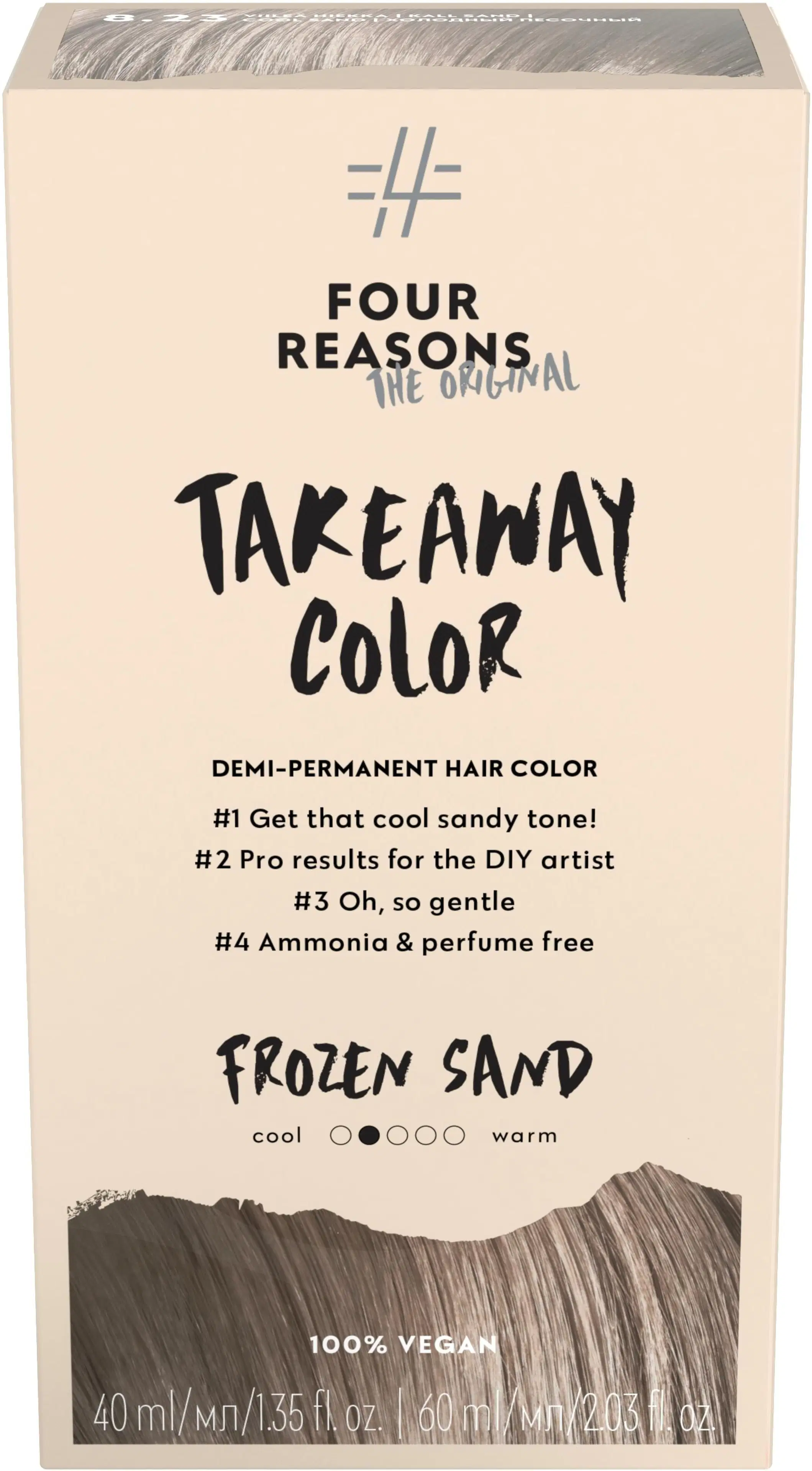 Four Reasons Original Takeaway Color 8.23 Frozen Sand kestosävyte