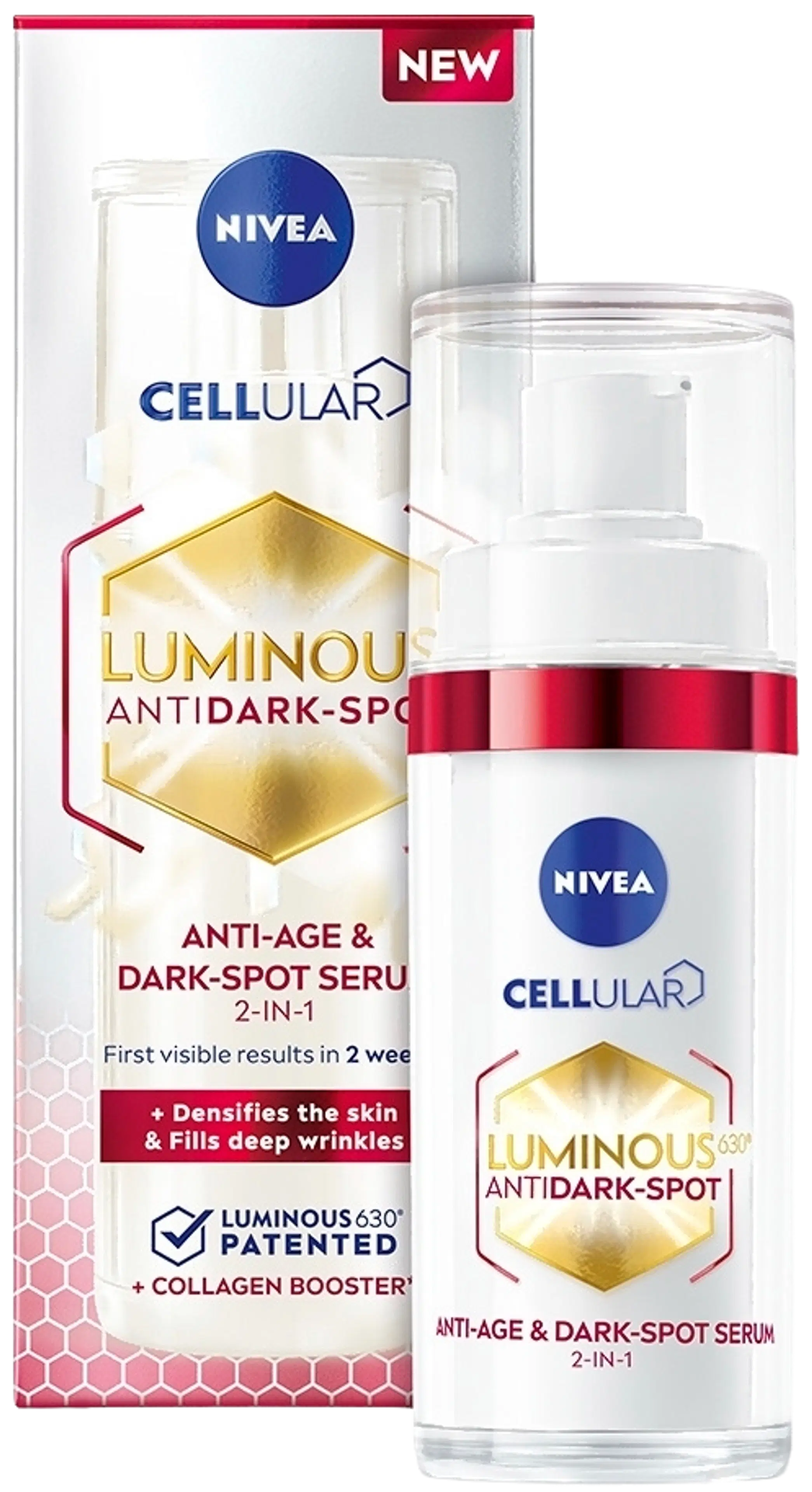 NIVEA 30ml Cellular Luminous630 Anti-Age & Dark-Spot Serum -kasvoseerumi