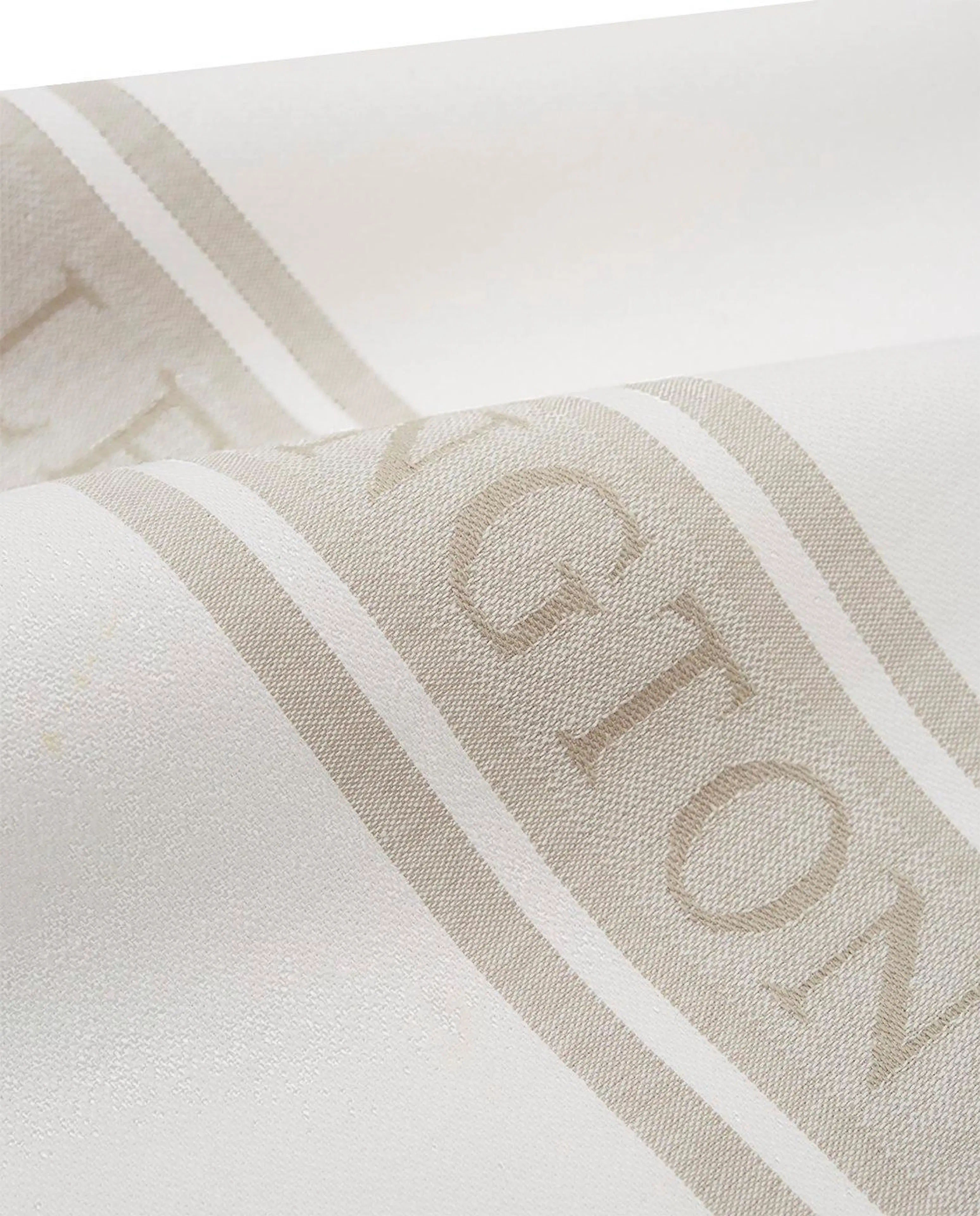 Lexington Icons Star jacquard keittiöpyyhe 50x70cm  Iuonnonvalkoinen/beige