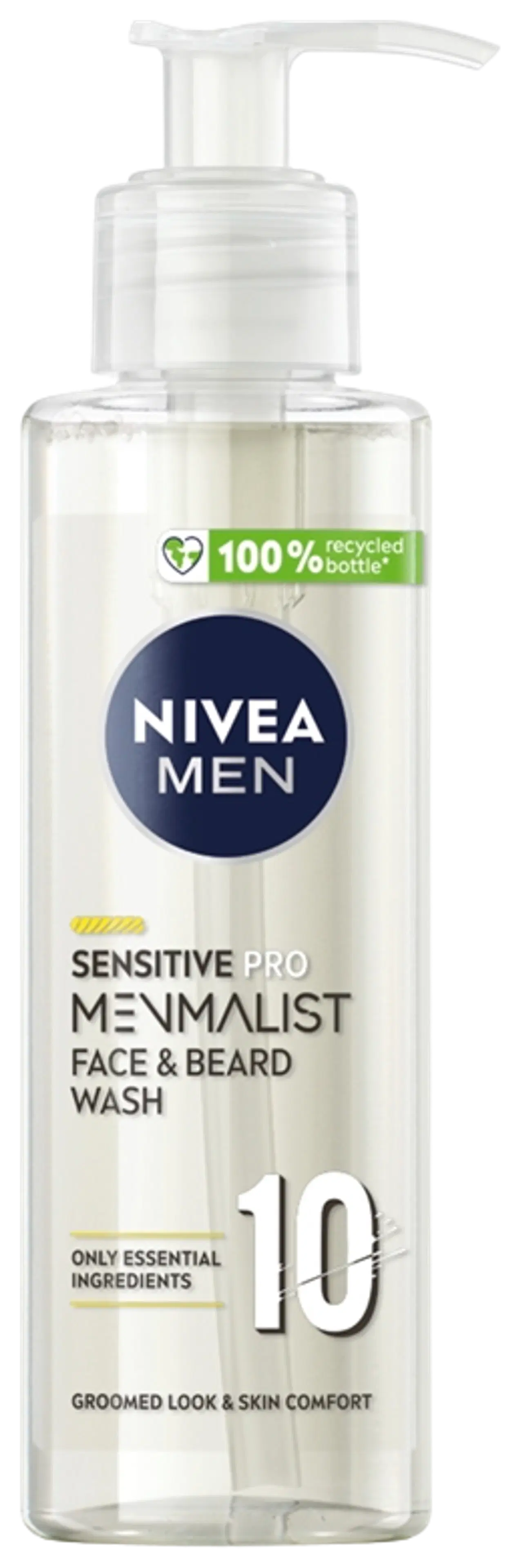 NIVEA MEN 200ml Sensitive Pro Menmalist Wash Gel -puhdistusgeeli