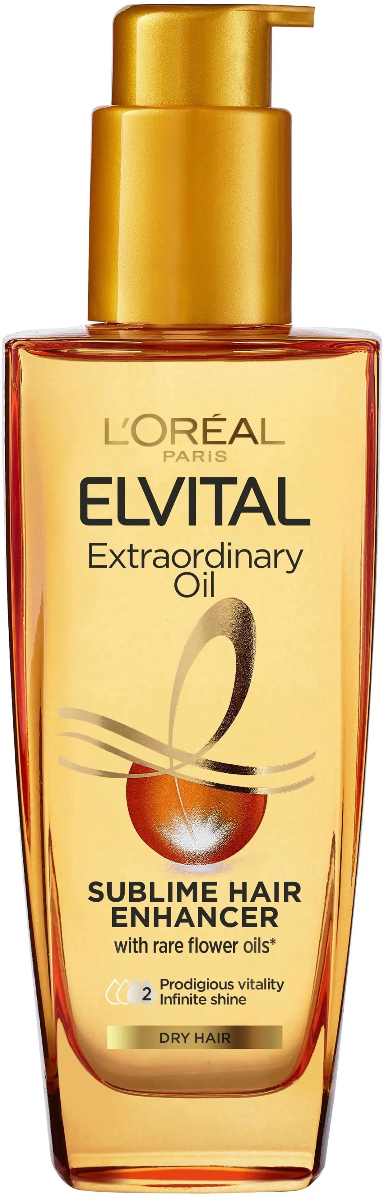 L'Oréal Paris Elvital Extraordinary Oil hiusöljy kaikille hiustyypeille 100ml