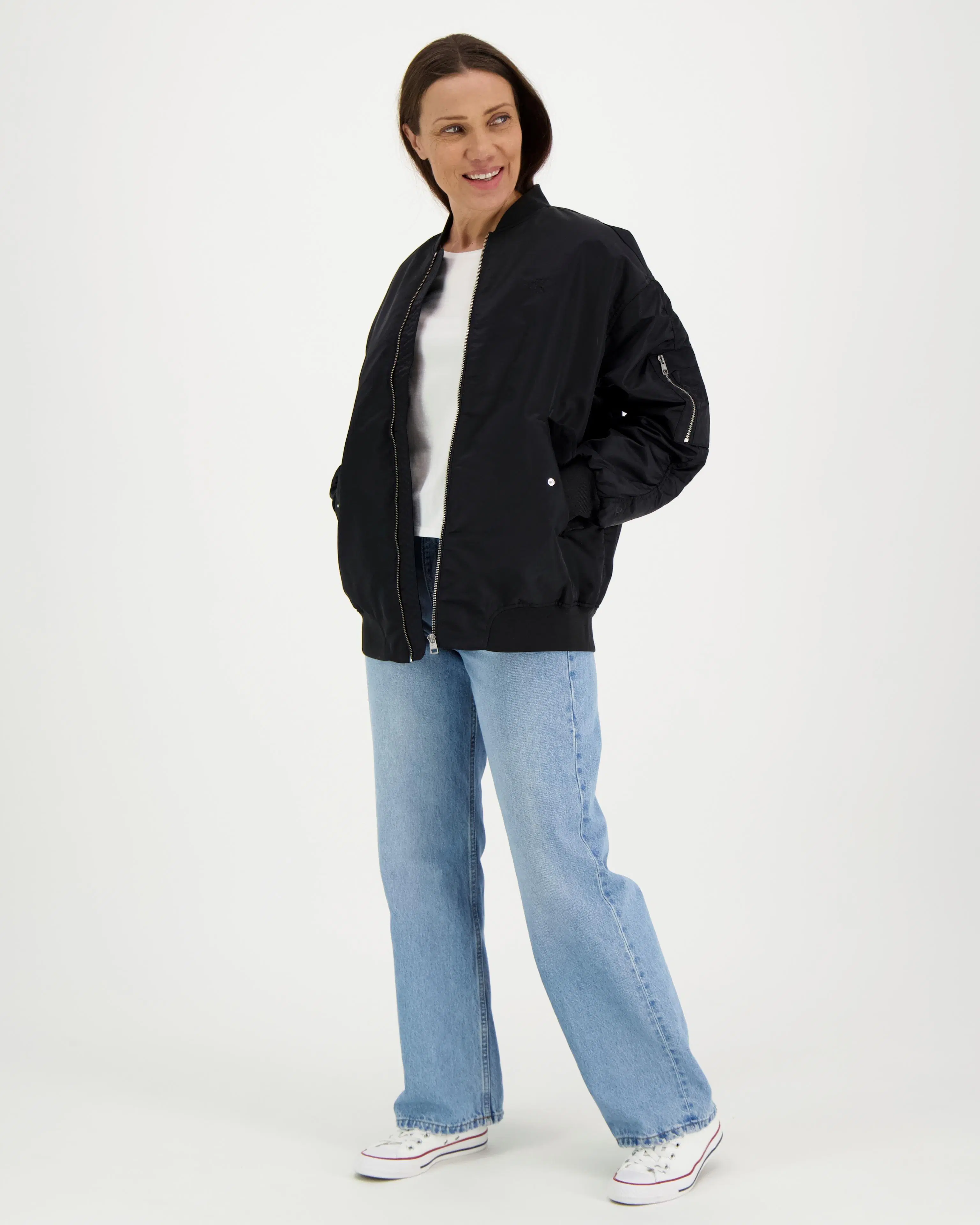 Calvin Klein Jeans Oversized Bomber takki