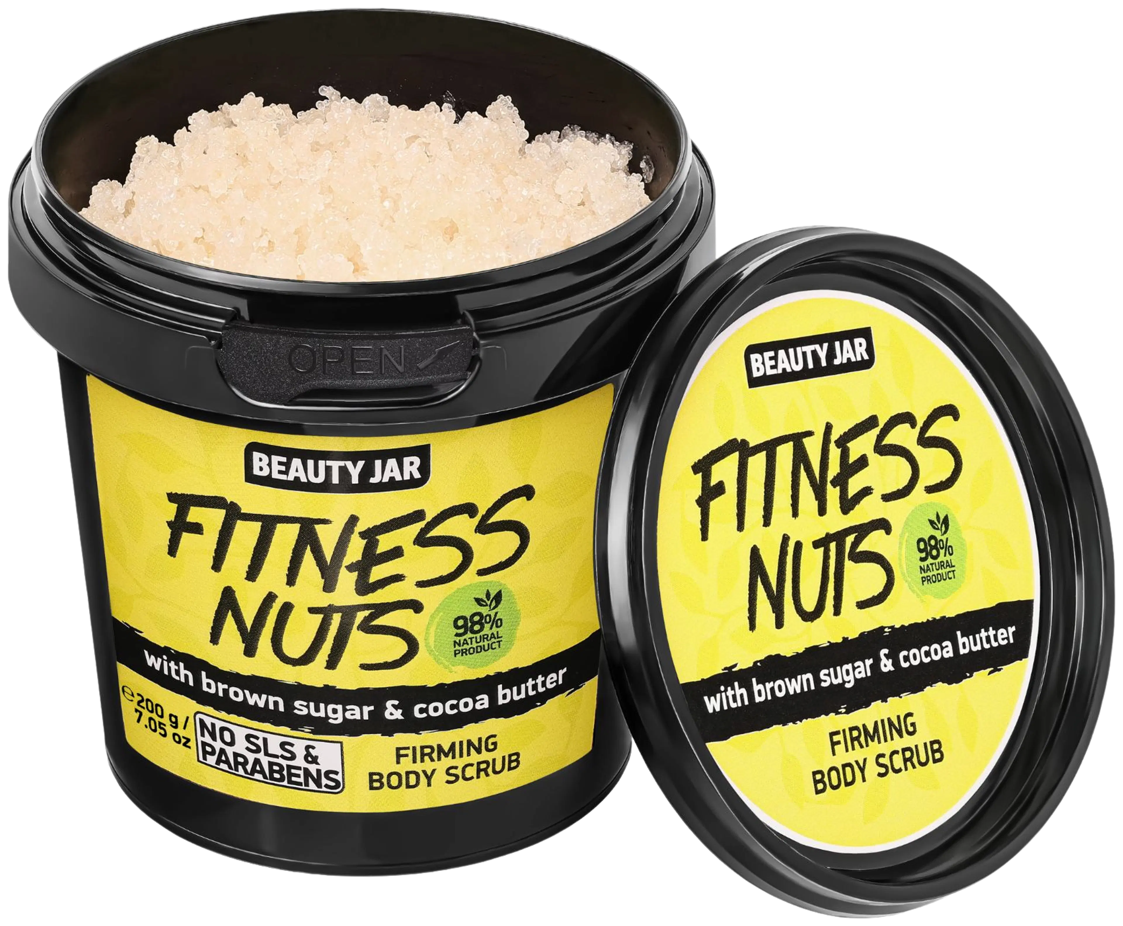 Beauty Jar Fitness Nuts Body Scrub vartalokuorinta 200 g