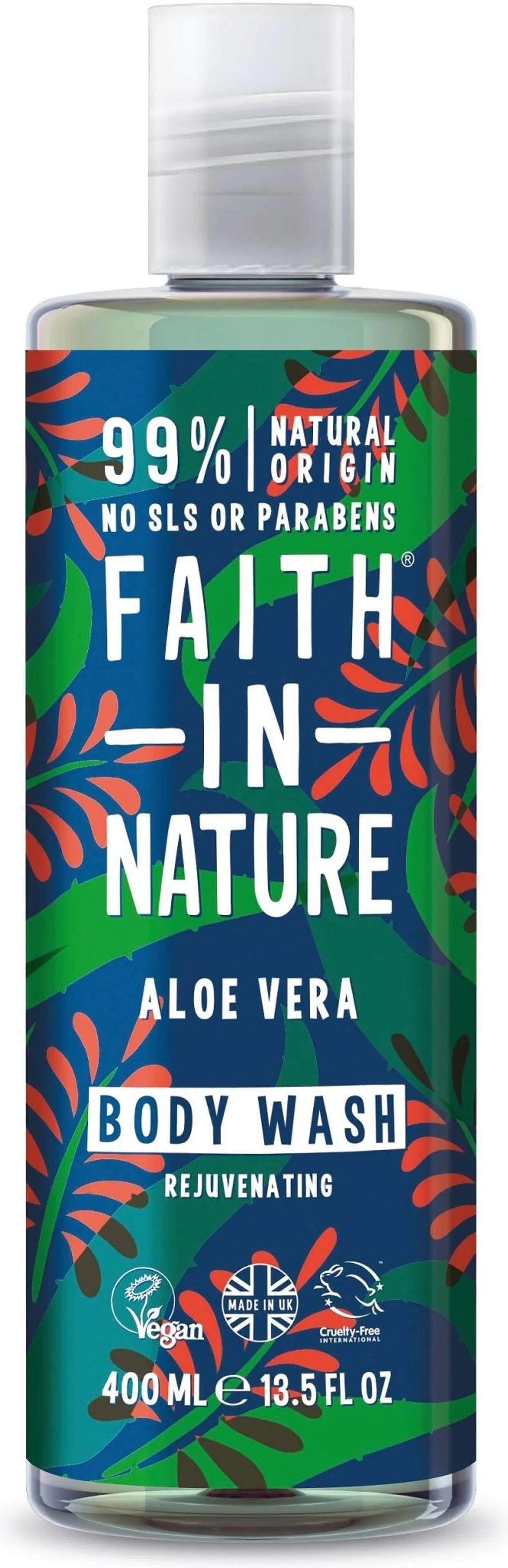 Faith in Nature Suihkusaippua Aloe Vera 400ml