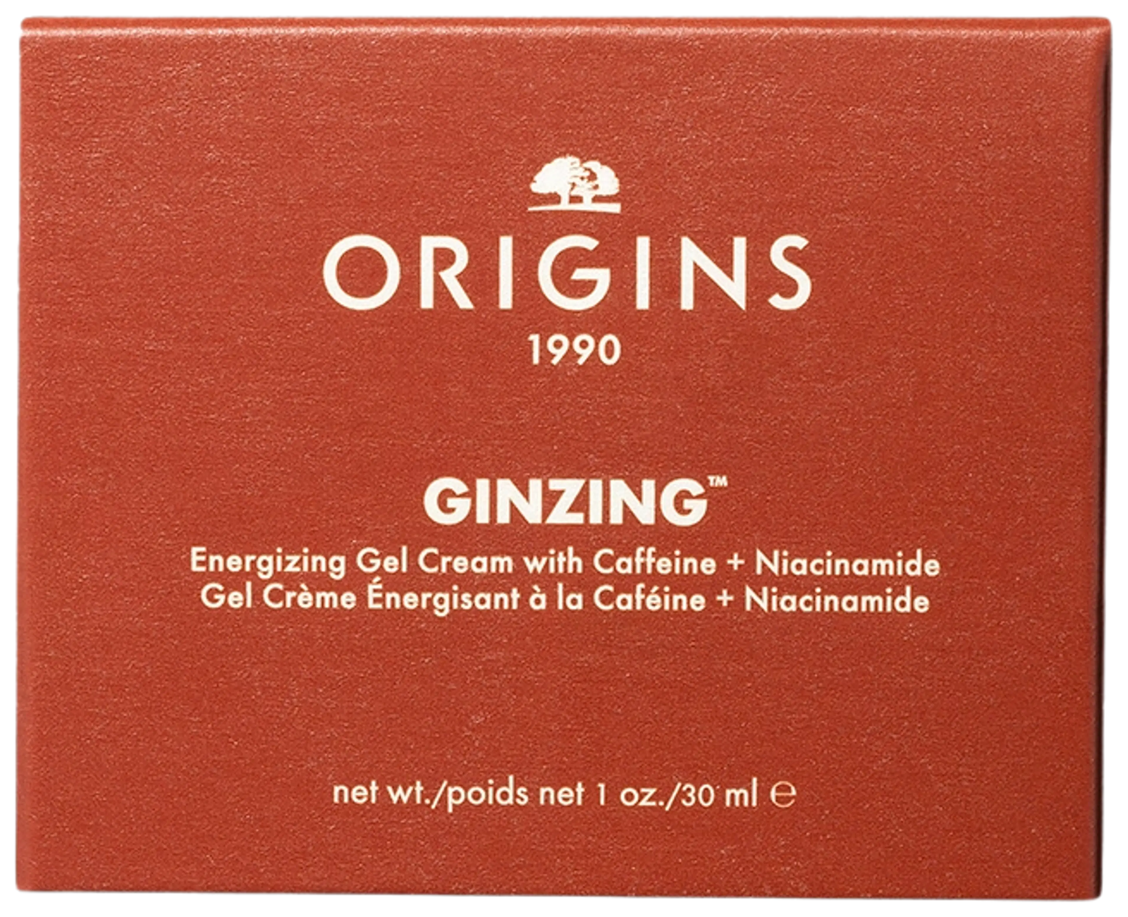 Origins GinZing™ Energizing Gel Cream with Caffeine & Niacinamide geelivoide 30 ml