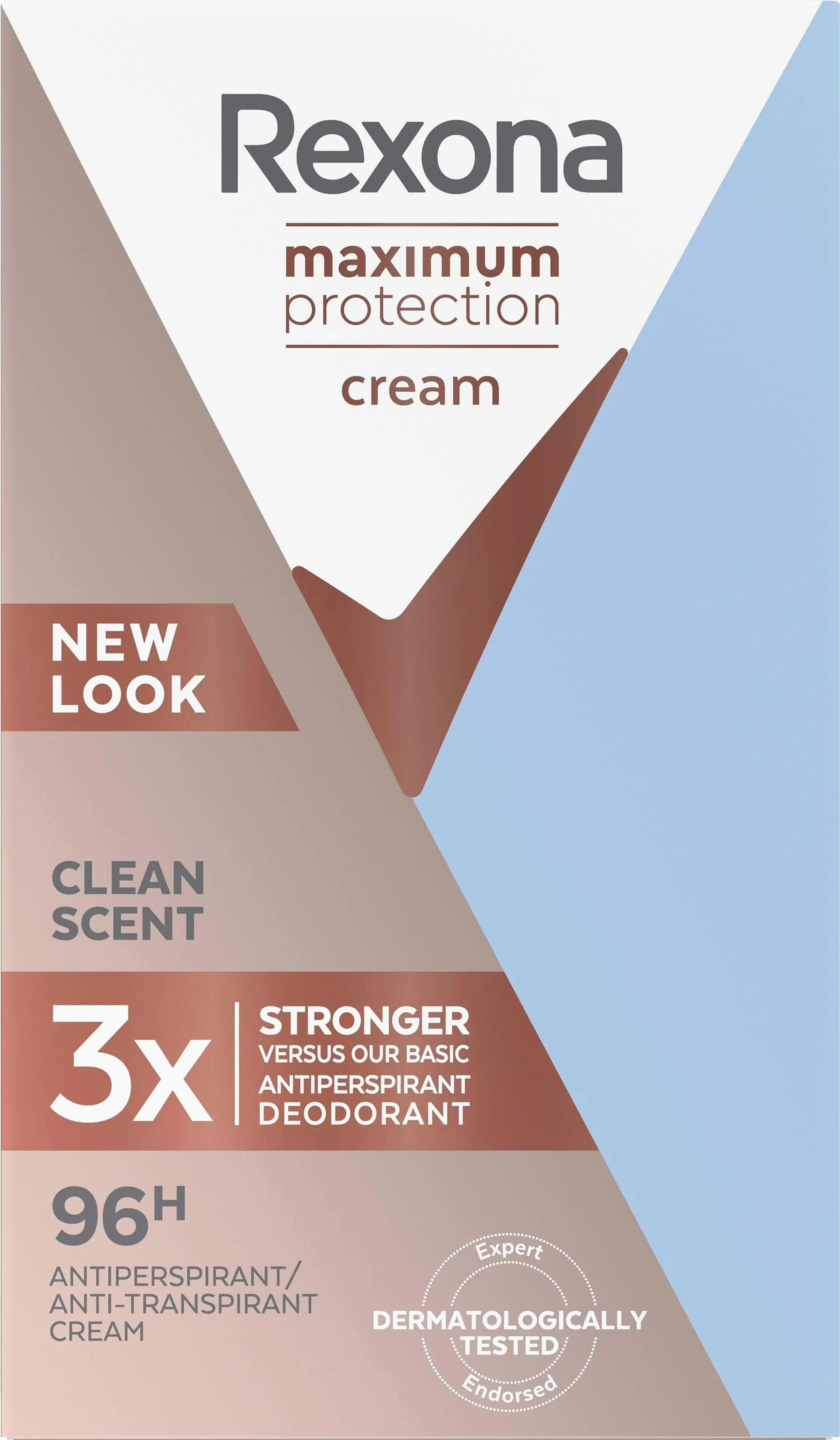 Rexona Maximum Protection Clean Scent Antiperspirantti Deodorantti Stick 96 h suoja 45 ml