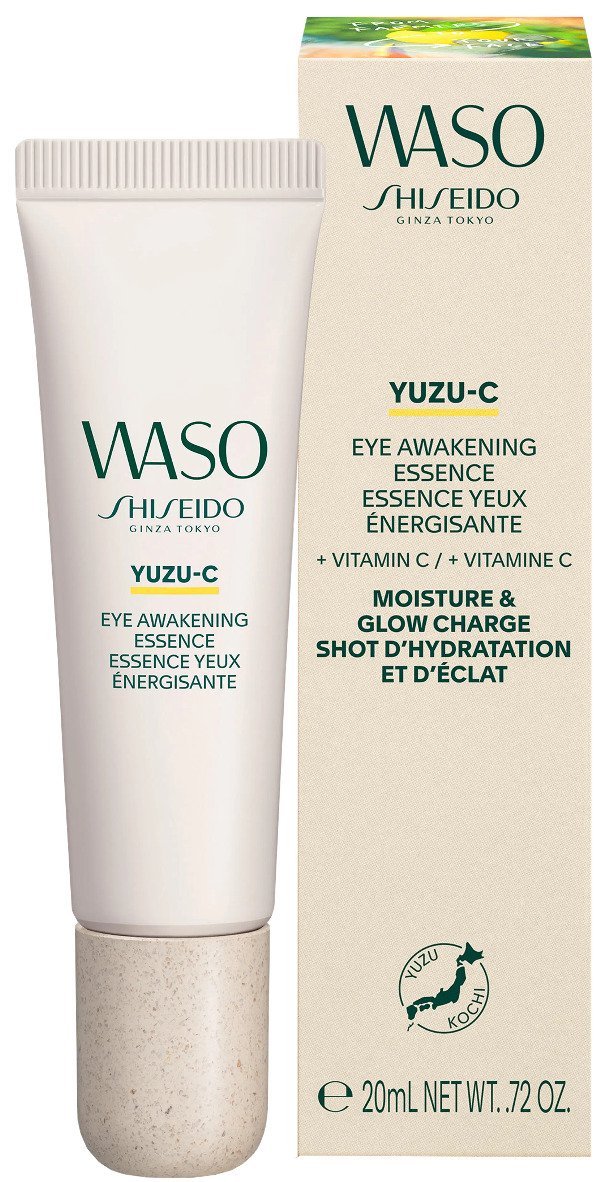 Shiseido WASO Yuzu-C Eye Awakening Essence silmänympäryshoito 20 ml