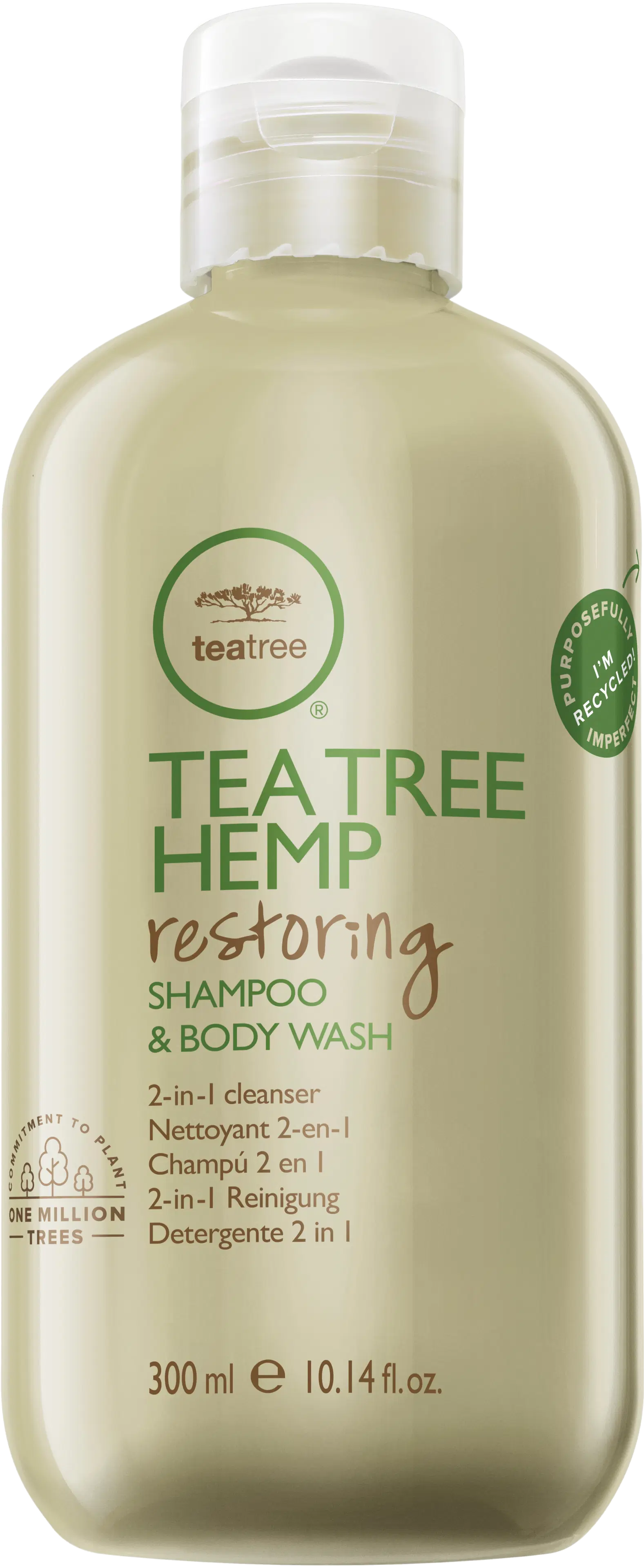 Paul Mitchell Tea Tree Hemp Restoring Shampoo & Body Wash 2-in-1 shampoo & suihkusaippua 300 ml