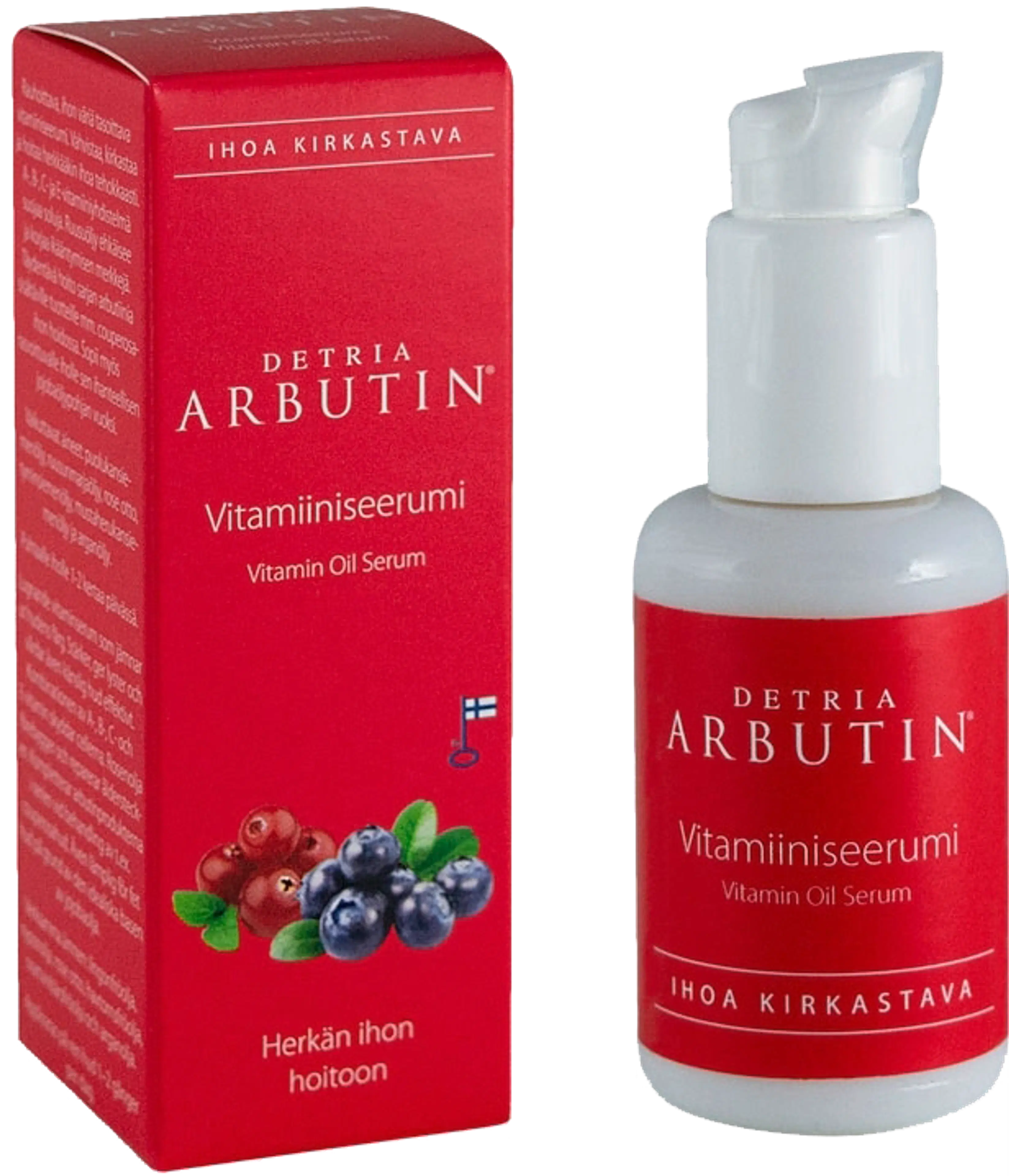 Detria Arbutin vitamiiniseerumi 30 ml